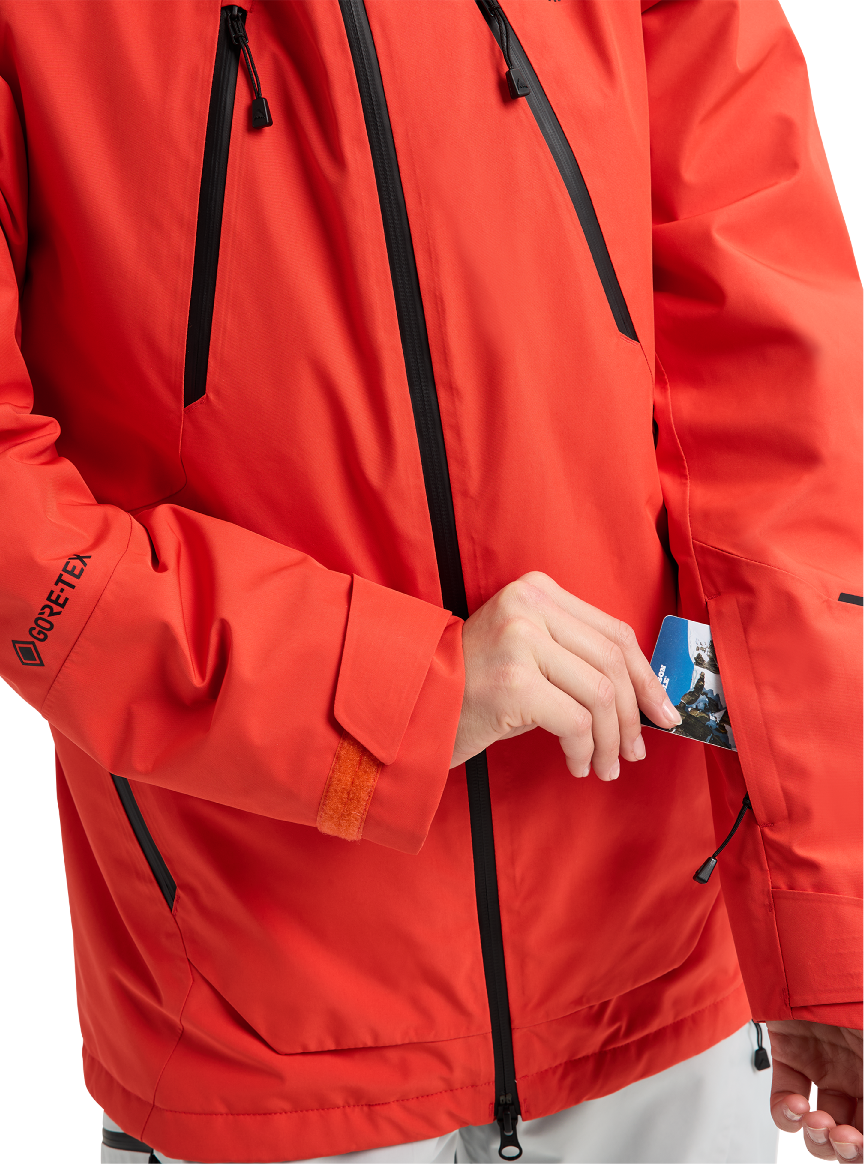 Burton Reserve GORE-TEX 2L snowboardjakke Gray Cloud isolert