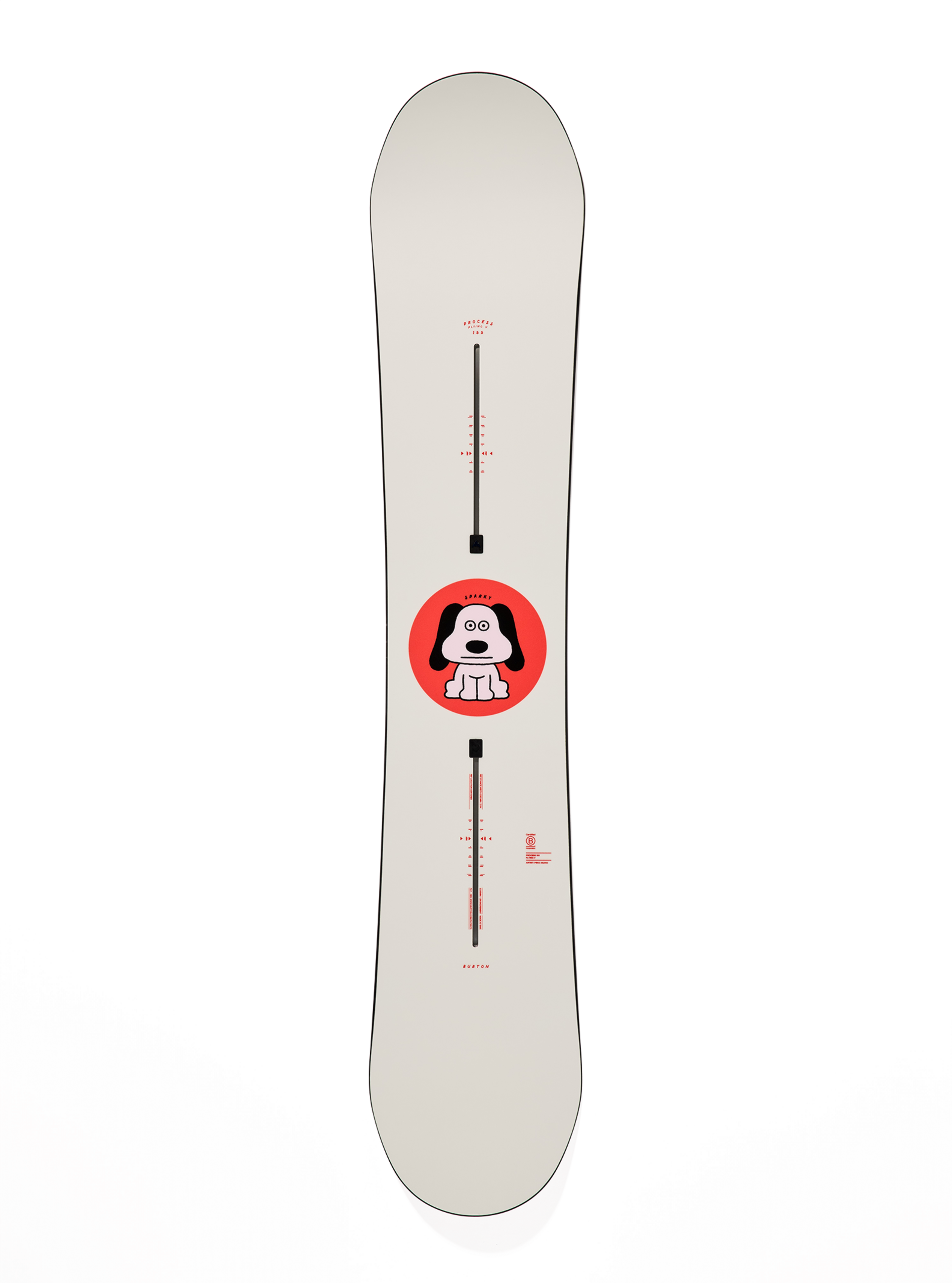 Burton Process Flying V snowboard Good Dog twin