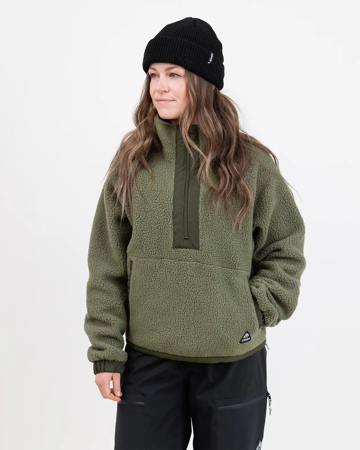 Jones Campfire Recycled Sherpa Fleece Pullover fleecegenser dame resirkulert