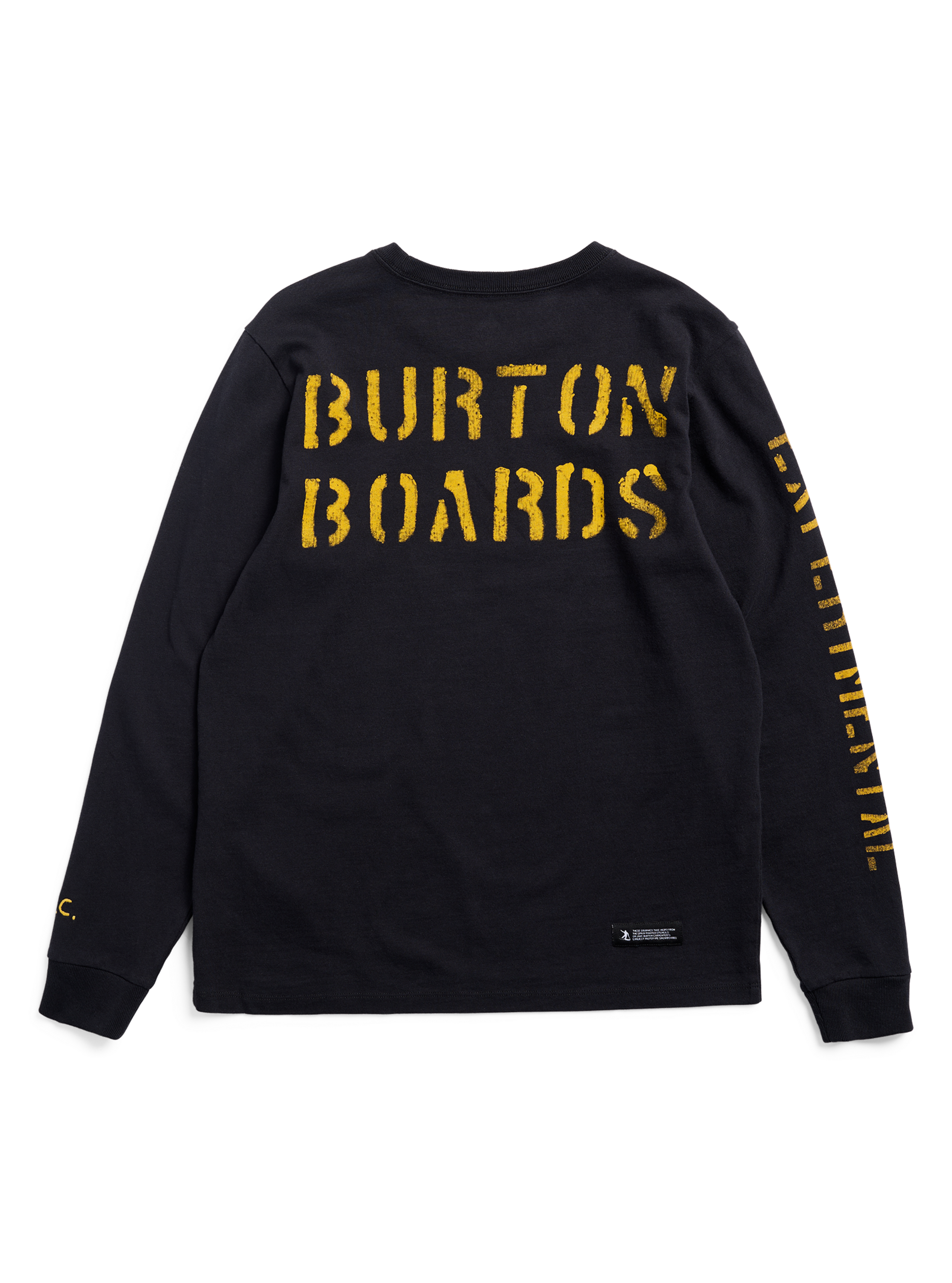 Burton Protomark langermet t-skjorte True Black økologisk bomull