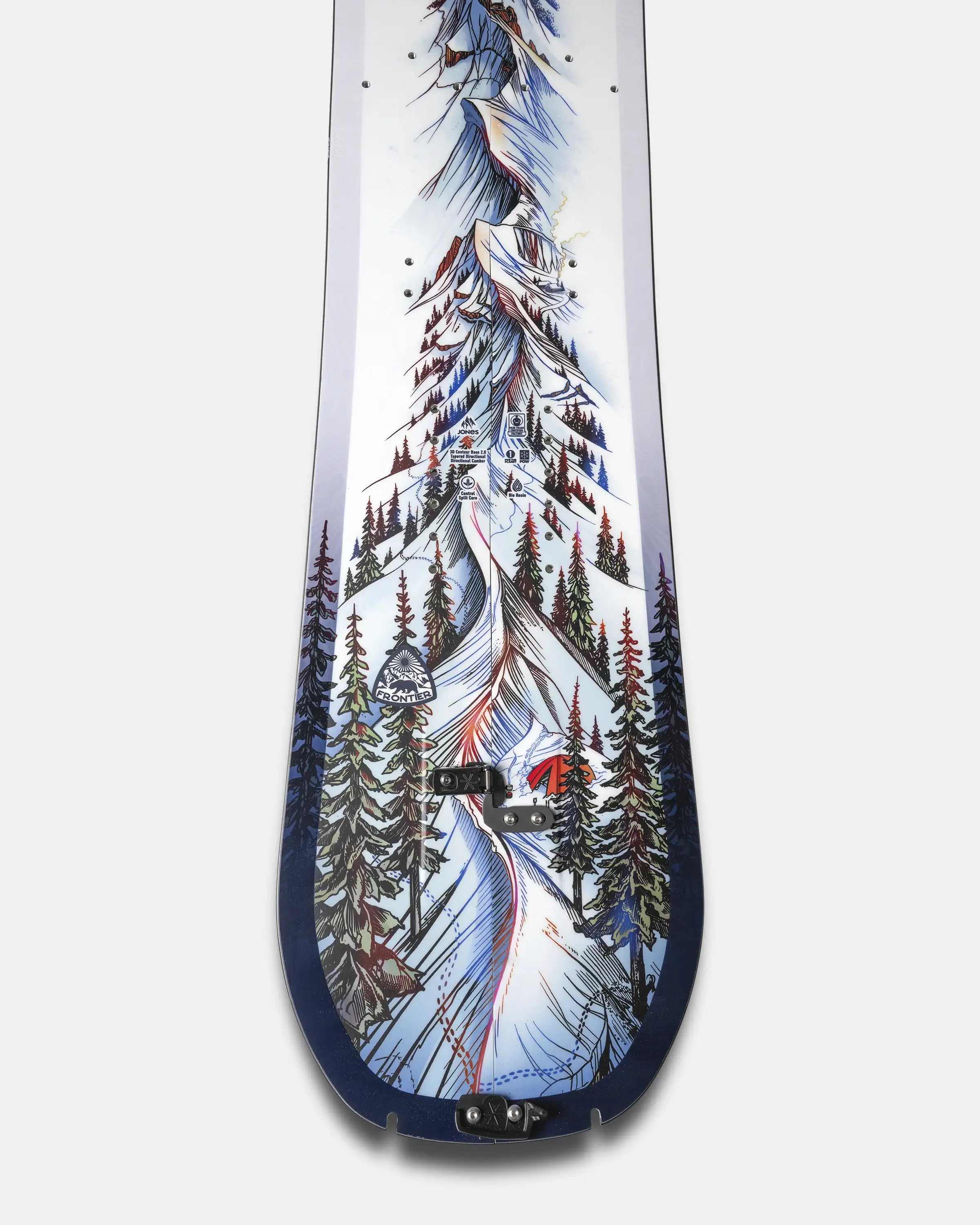Jones Frontier 2.0 splitboard direksjonal for pudder