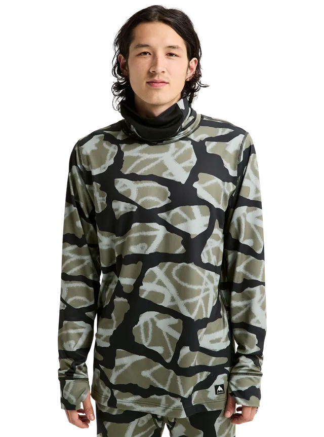 Burton Midweight Long Neck undertrøye True Black varm