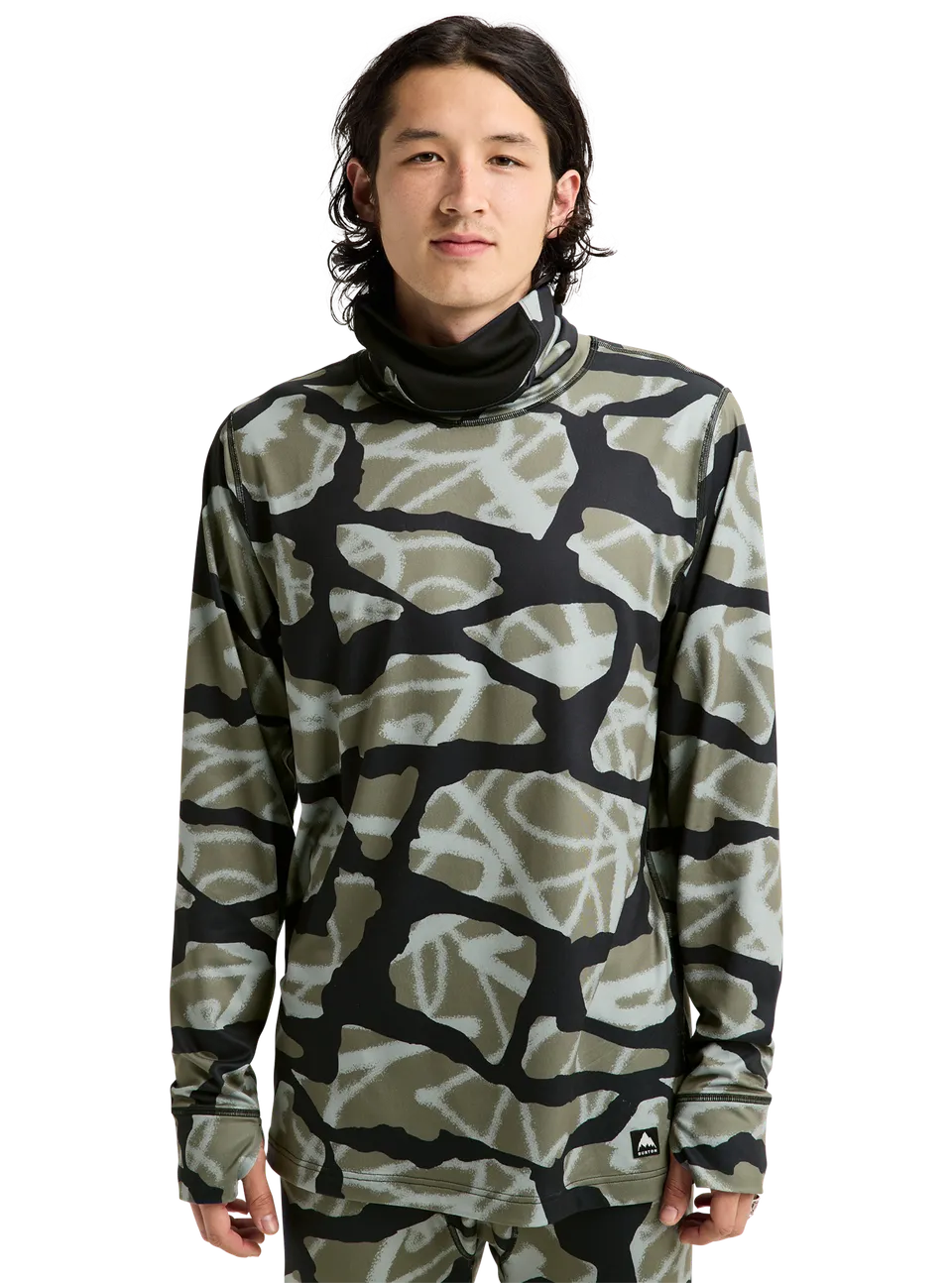 Burton Midweight Long Neck undertrøye True Black varm