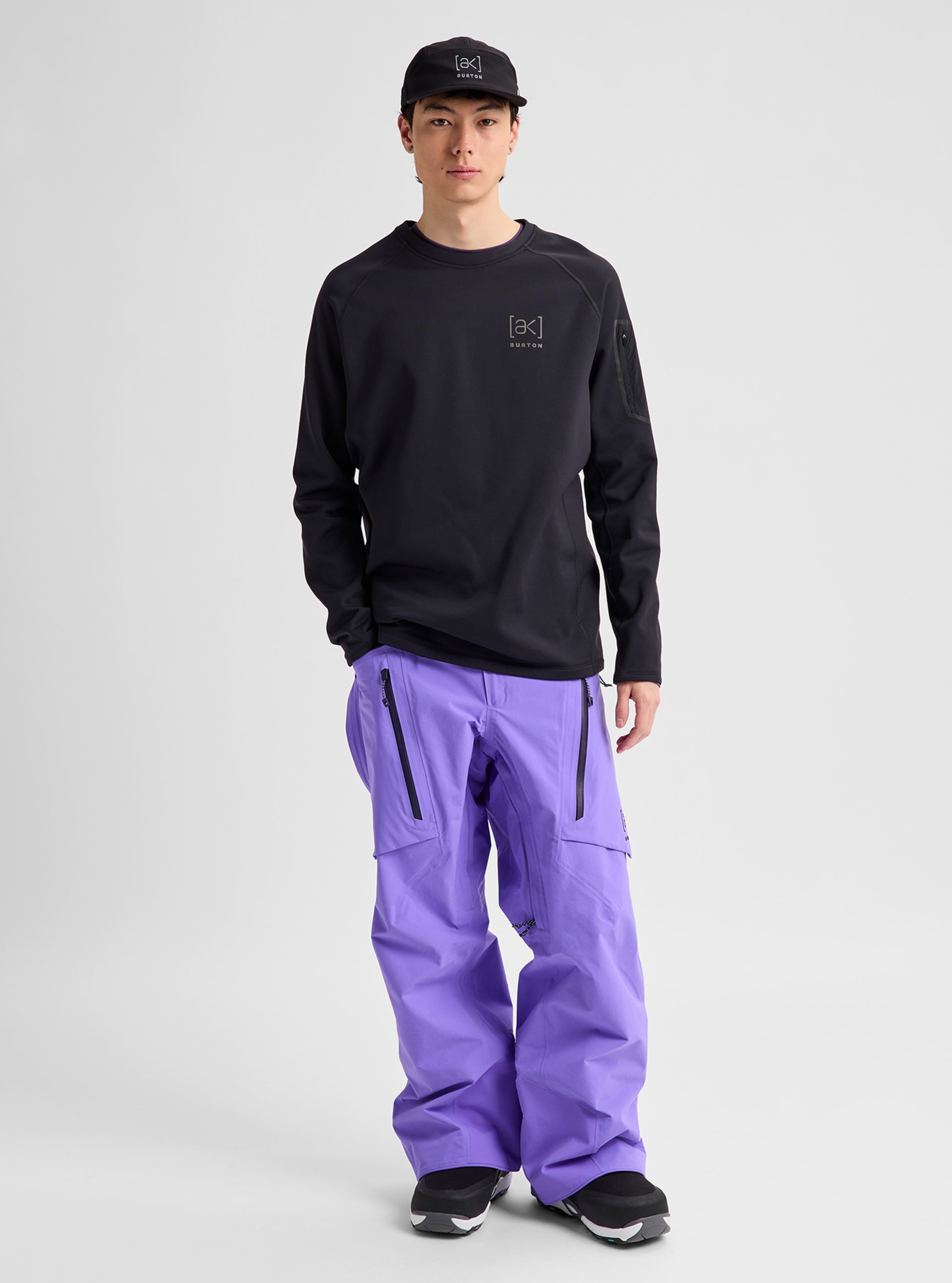 Burton [ak] Baker Stretch fleecegenser stretch True Black