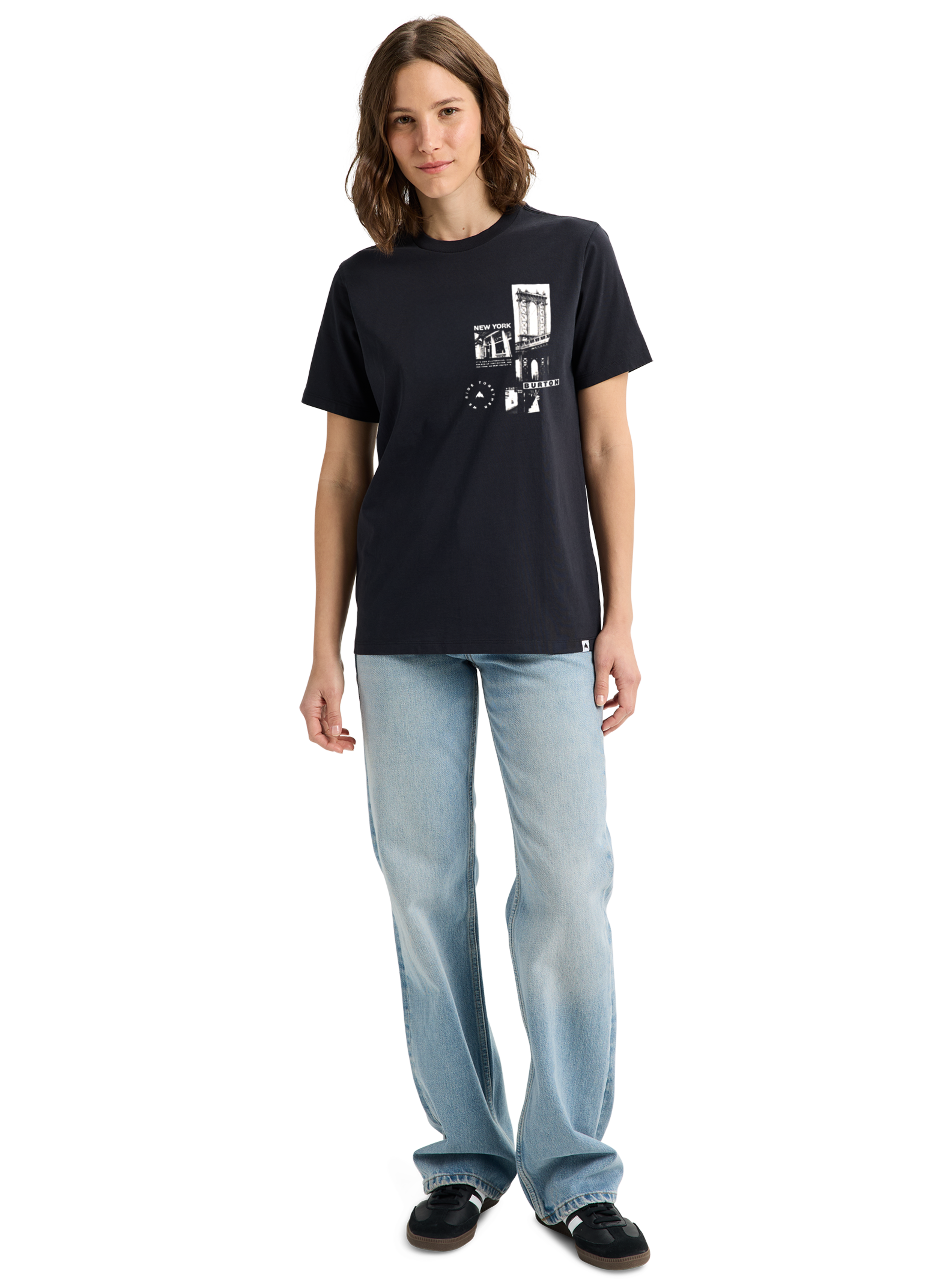 Burton NYC t-skjorte True Black økologisk bomull