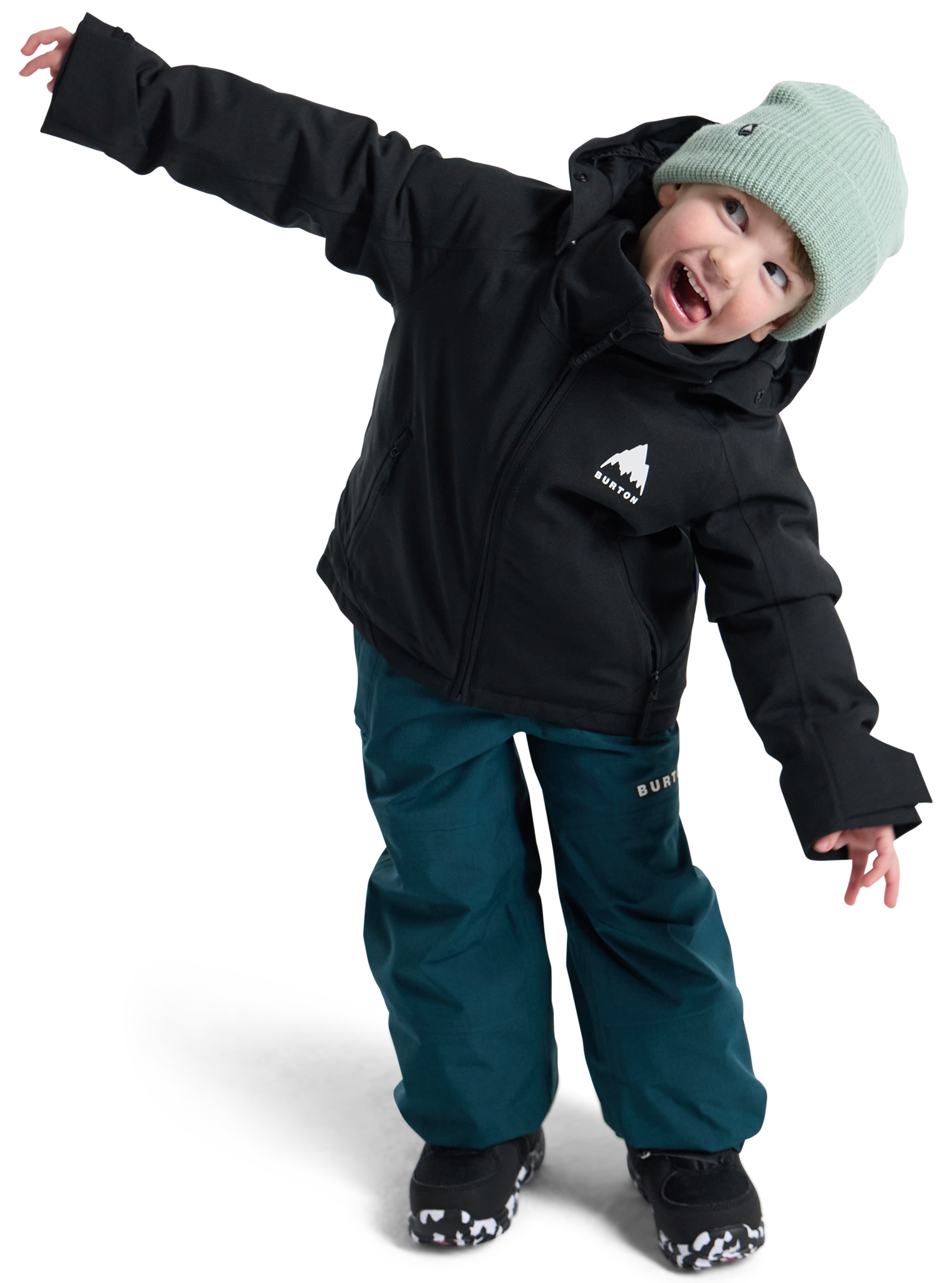 Burton Hillslope 2L småbarnsjakke True Black 4T vanntett