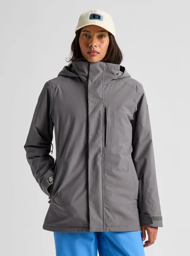 Burton Ridge 2L Insulated skijakke dame Gotham Gray varm