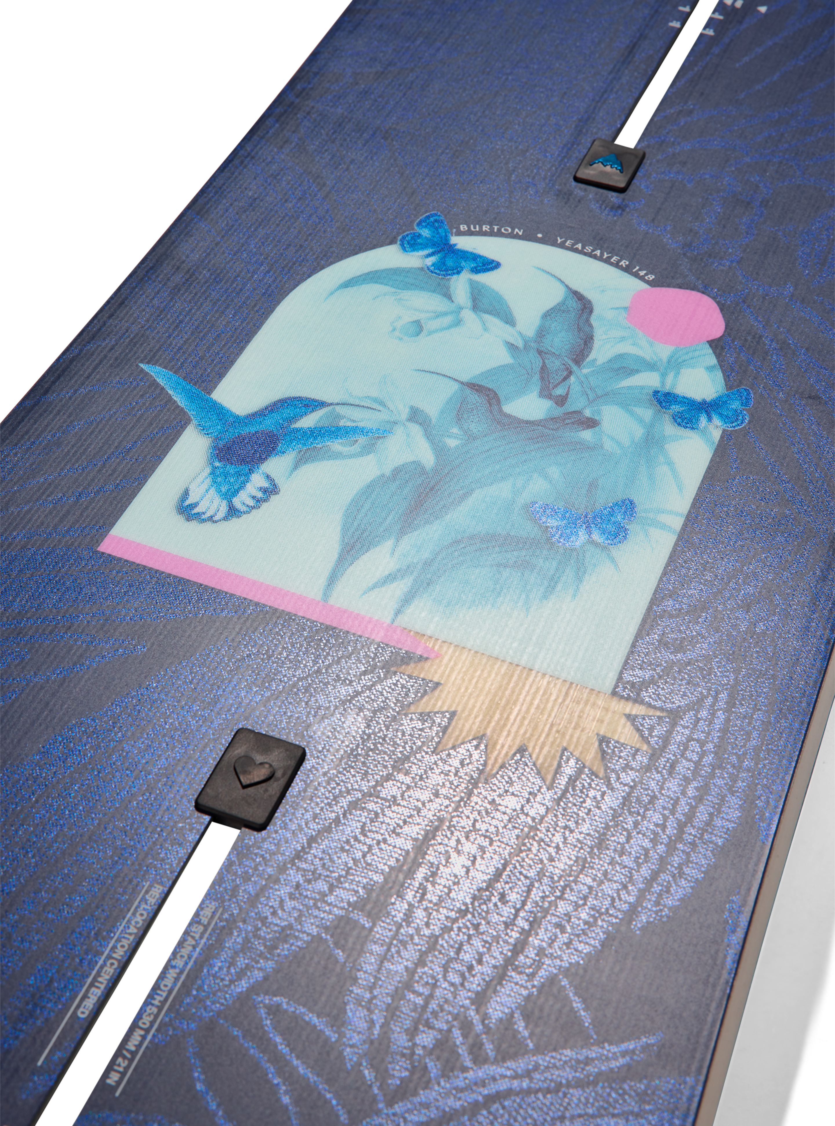 Burton Yeasayer Camber snowboard Graphic 144 flat top