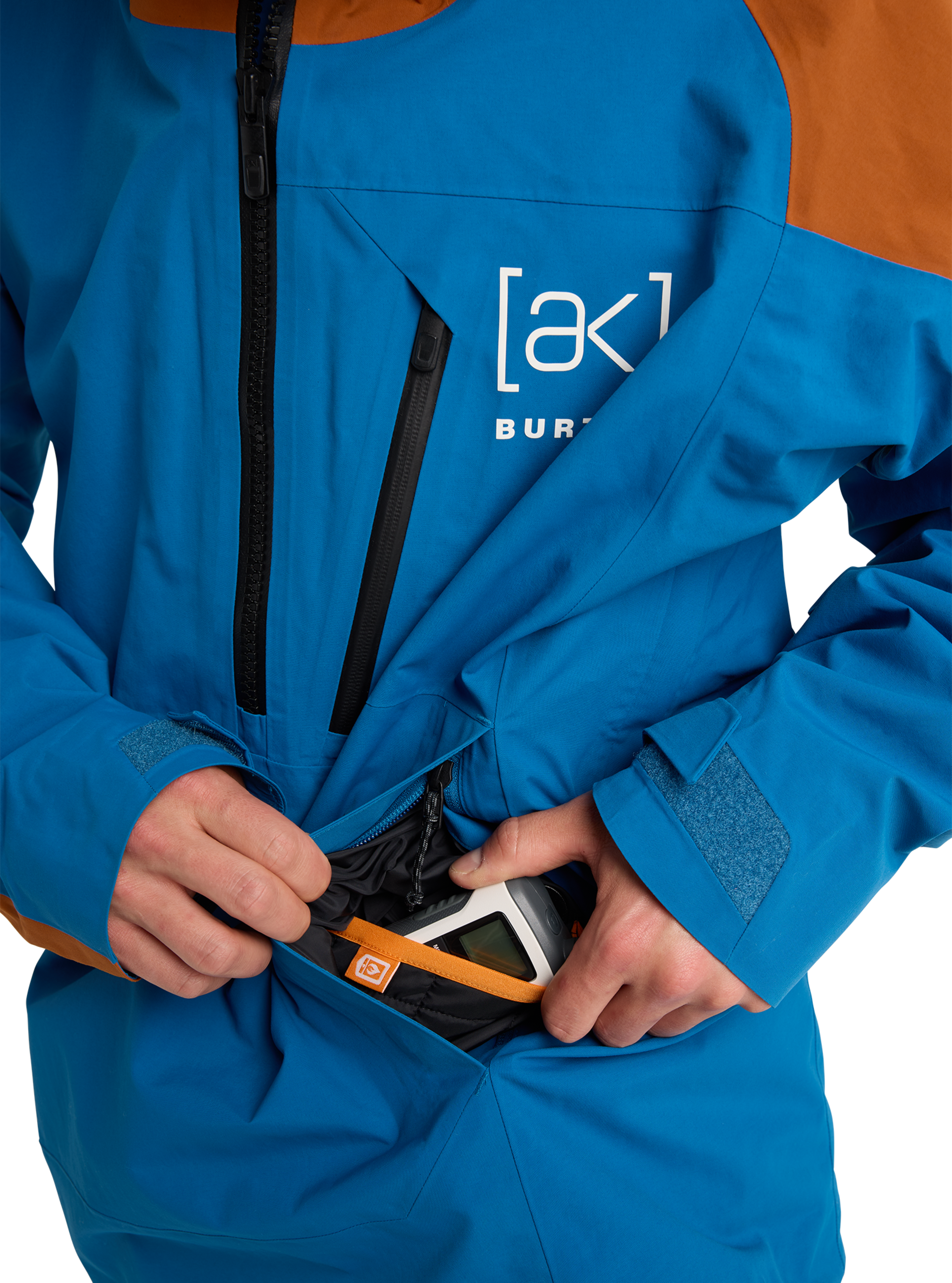 Burton [ak] Velocity anorakk herre True Black GORE-TEX