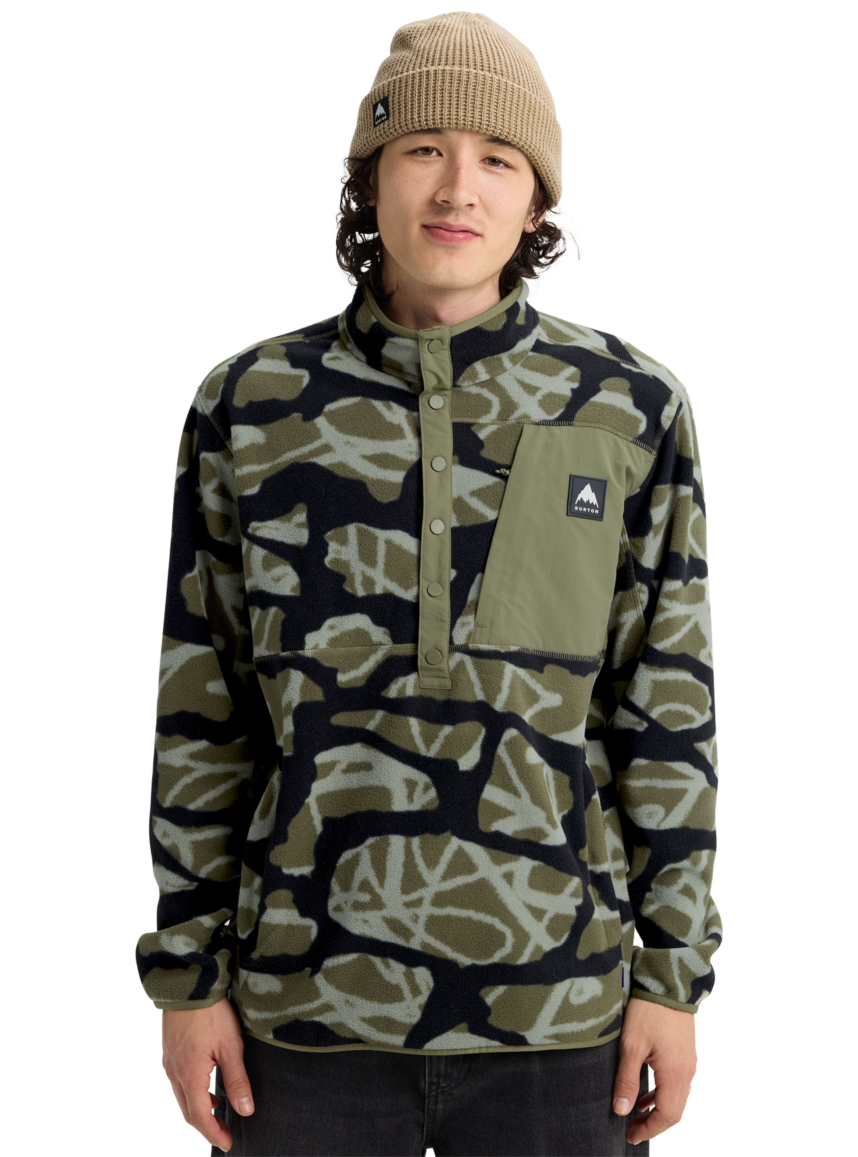 Burton Cinder Fleece Pullover fleecegenser Jake Blue herre