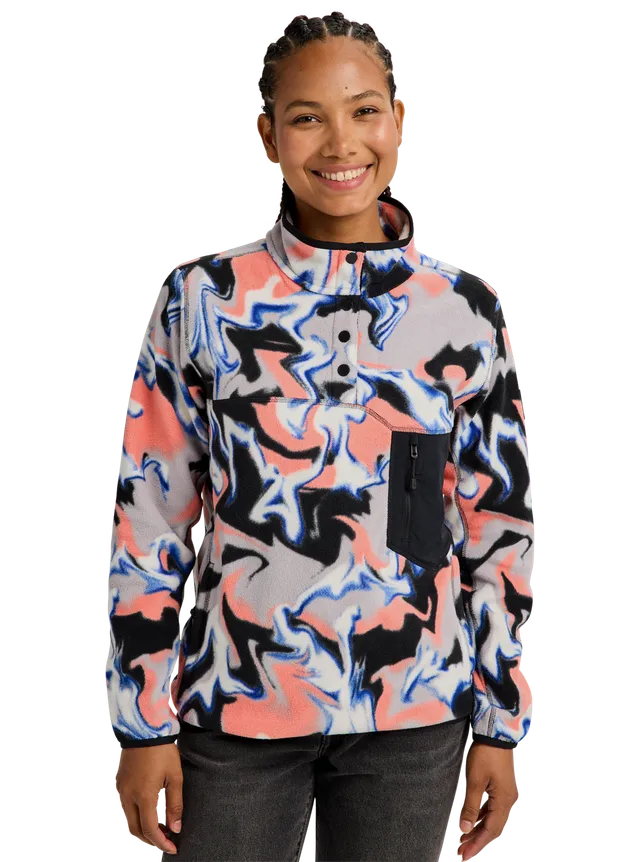 Burton Cinder fleecegenser Forest Moss pullover