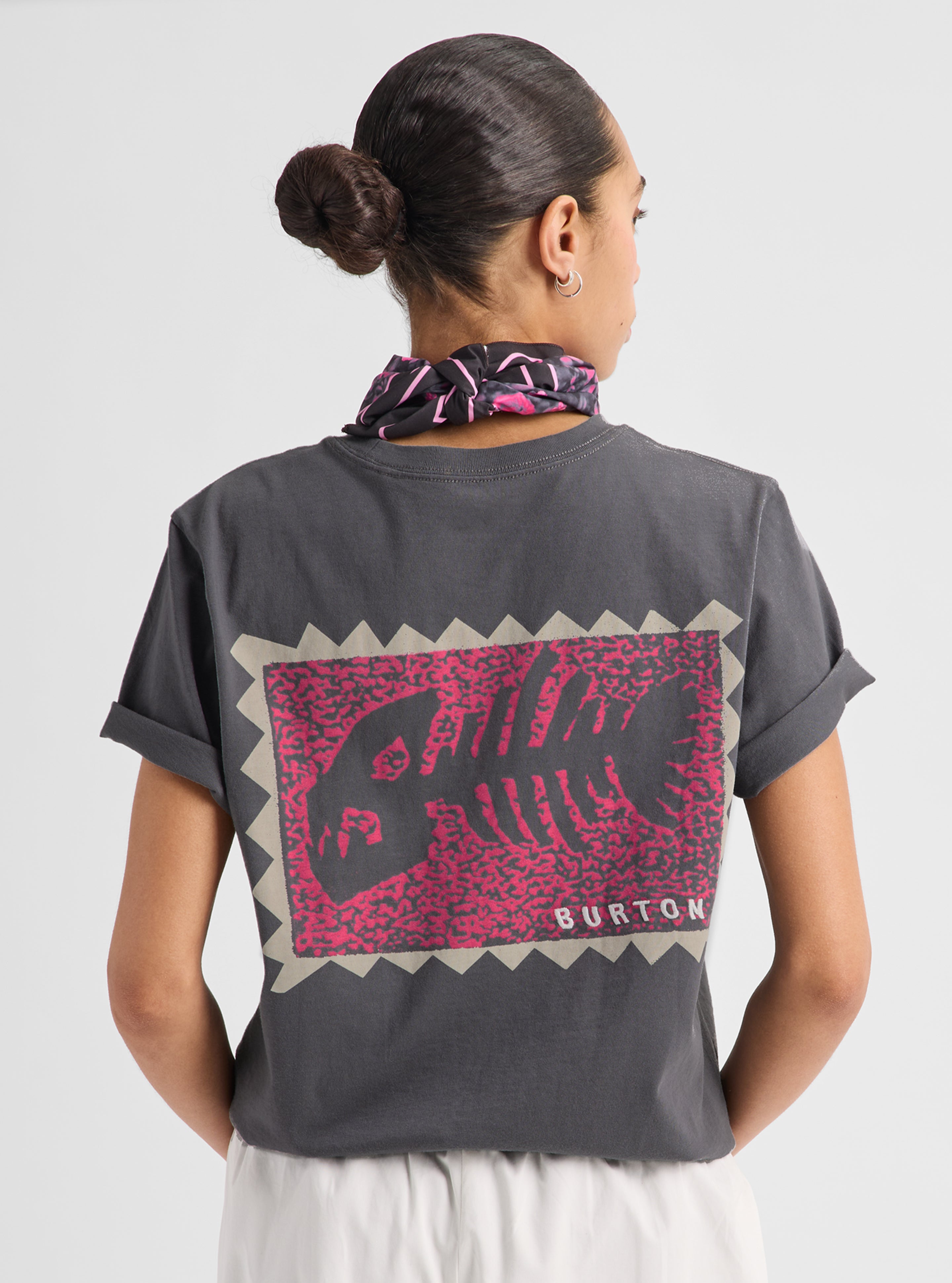 Burton Throwback 1992 t-skjorte gotham gray bomull