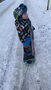 Burton Riglet Board Reel trekksnor svart OS til barn