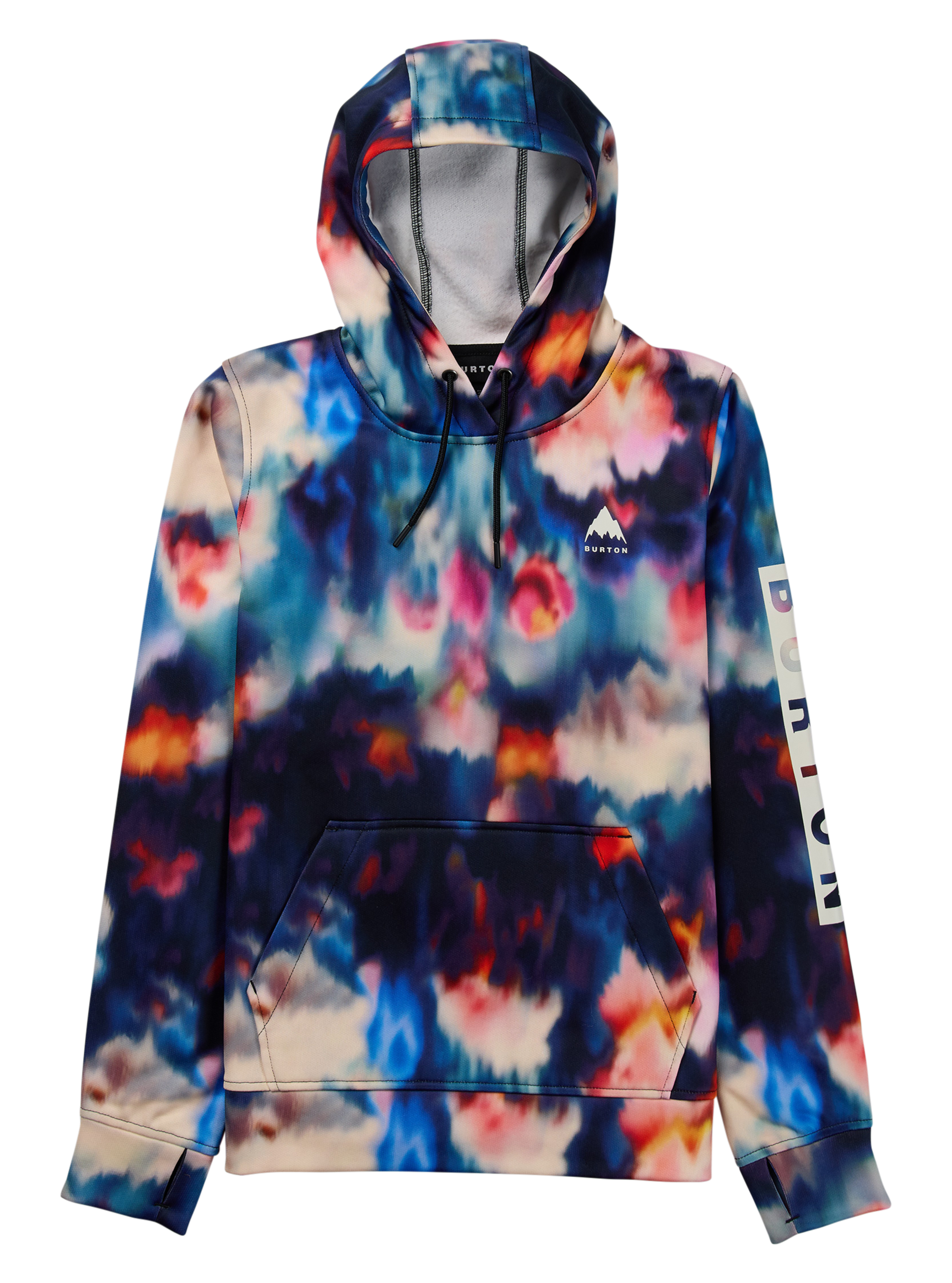 Burton Oak hoodie dame True Black fleece