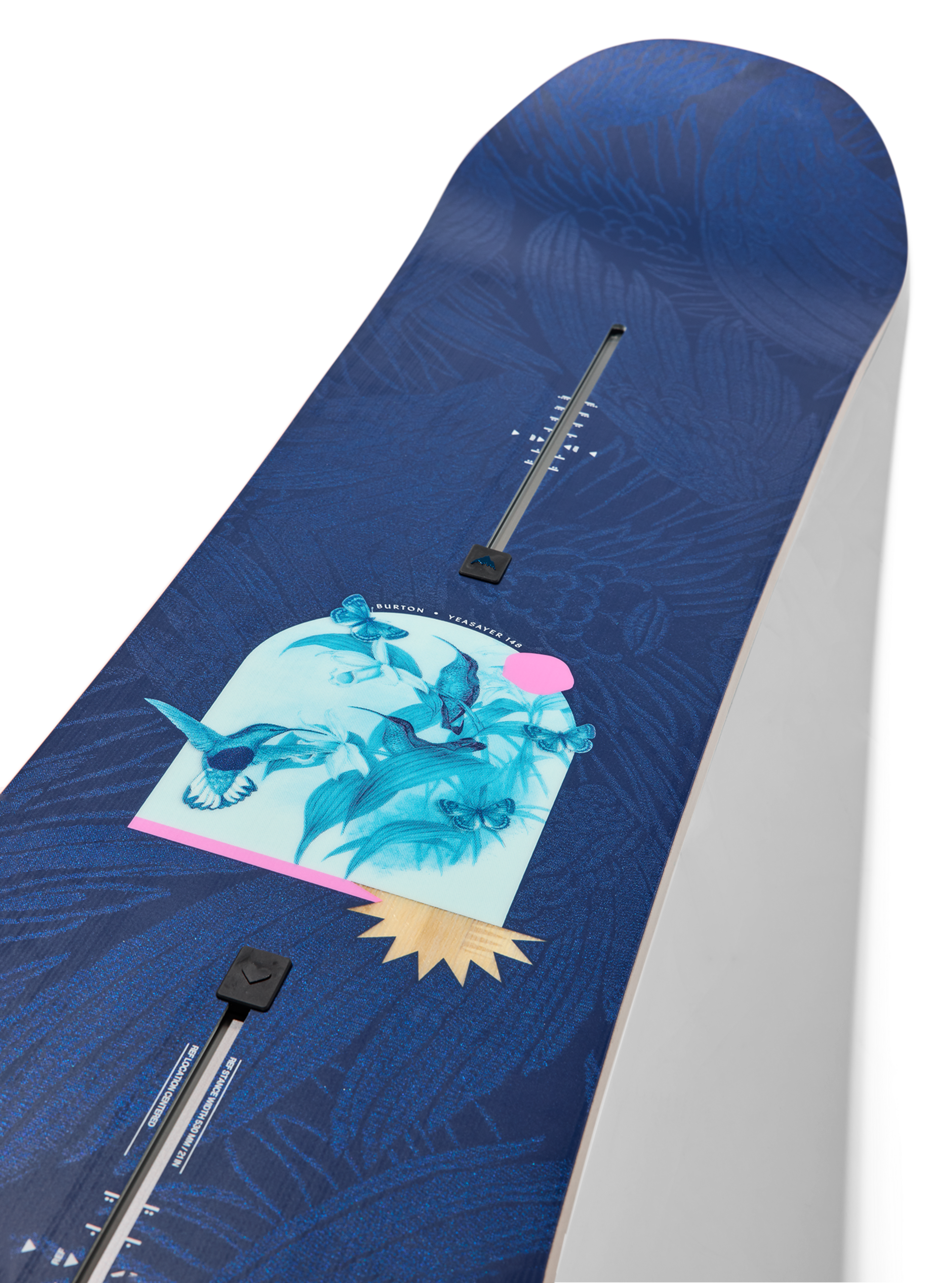 Burton Yeasayer Camber snowboard Graphic 144 flat top