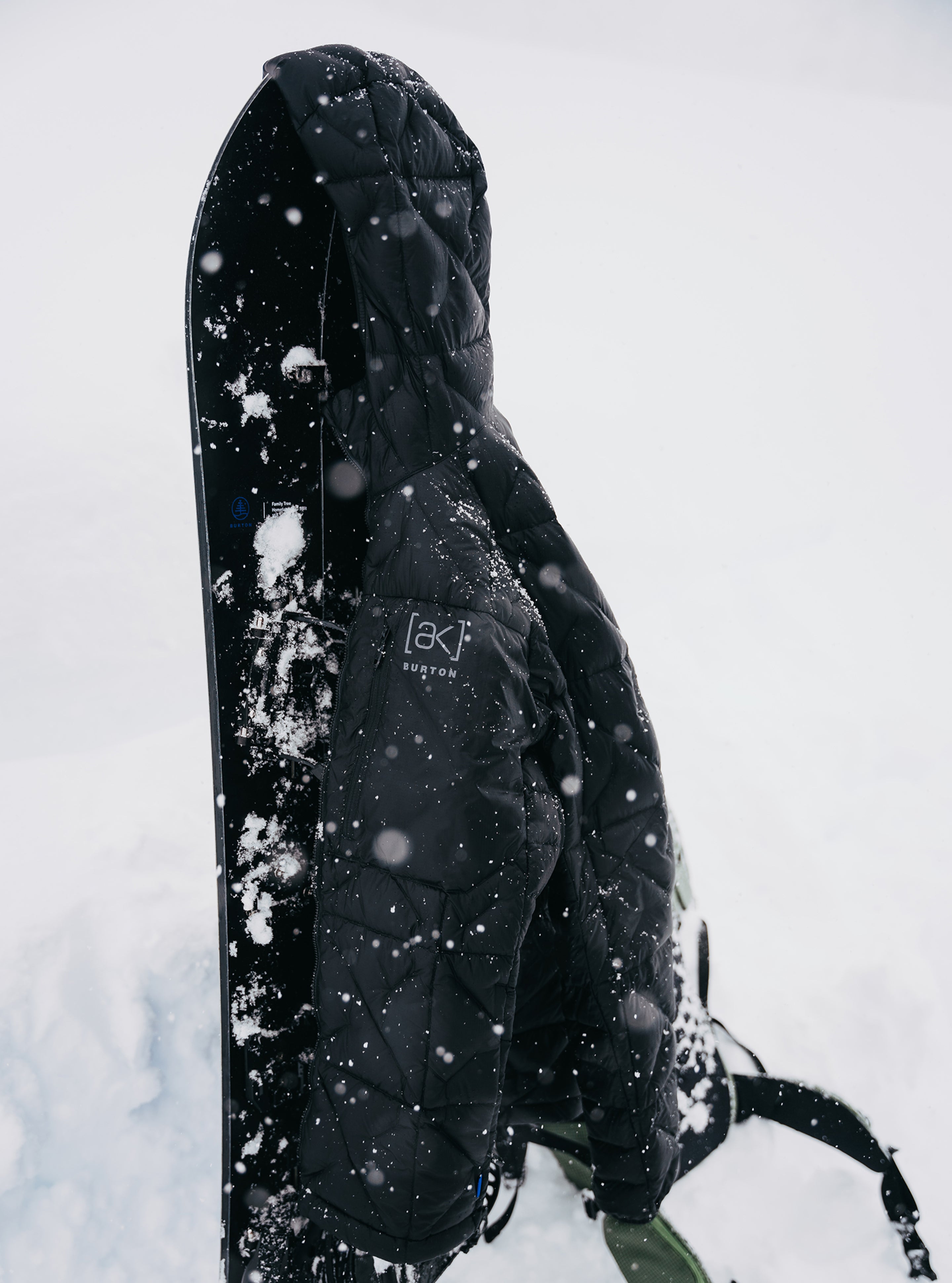 Burton [ak] Baker Hooded dunjakke herre True Black touring