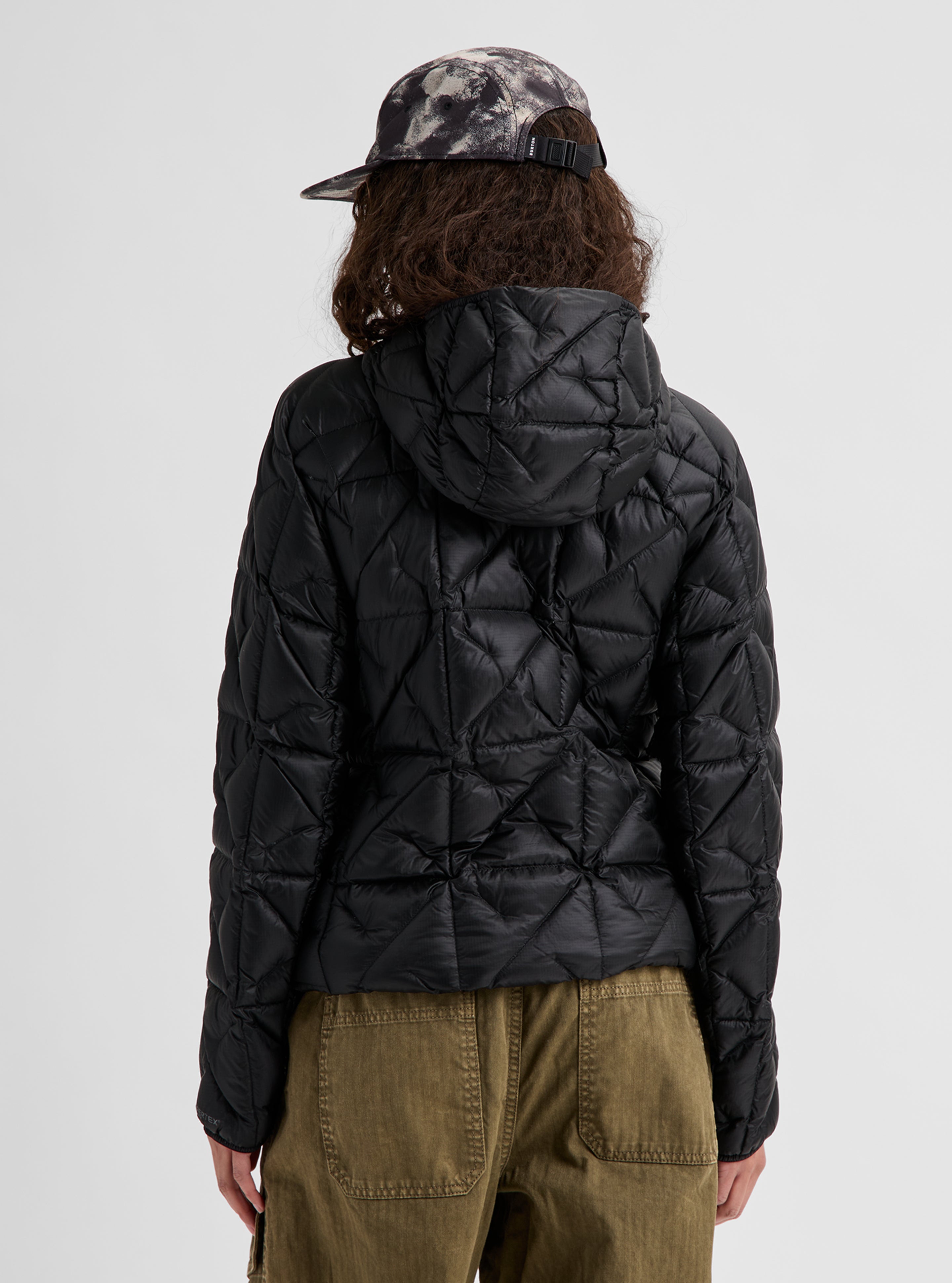 Burton [ak] Baker dunjakke dame hette svart M lett