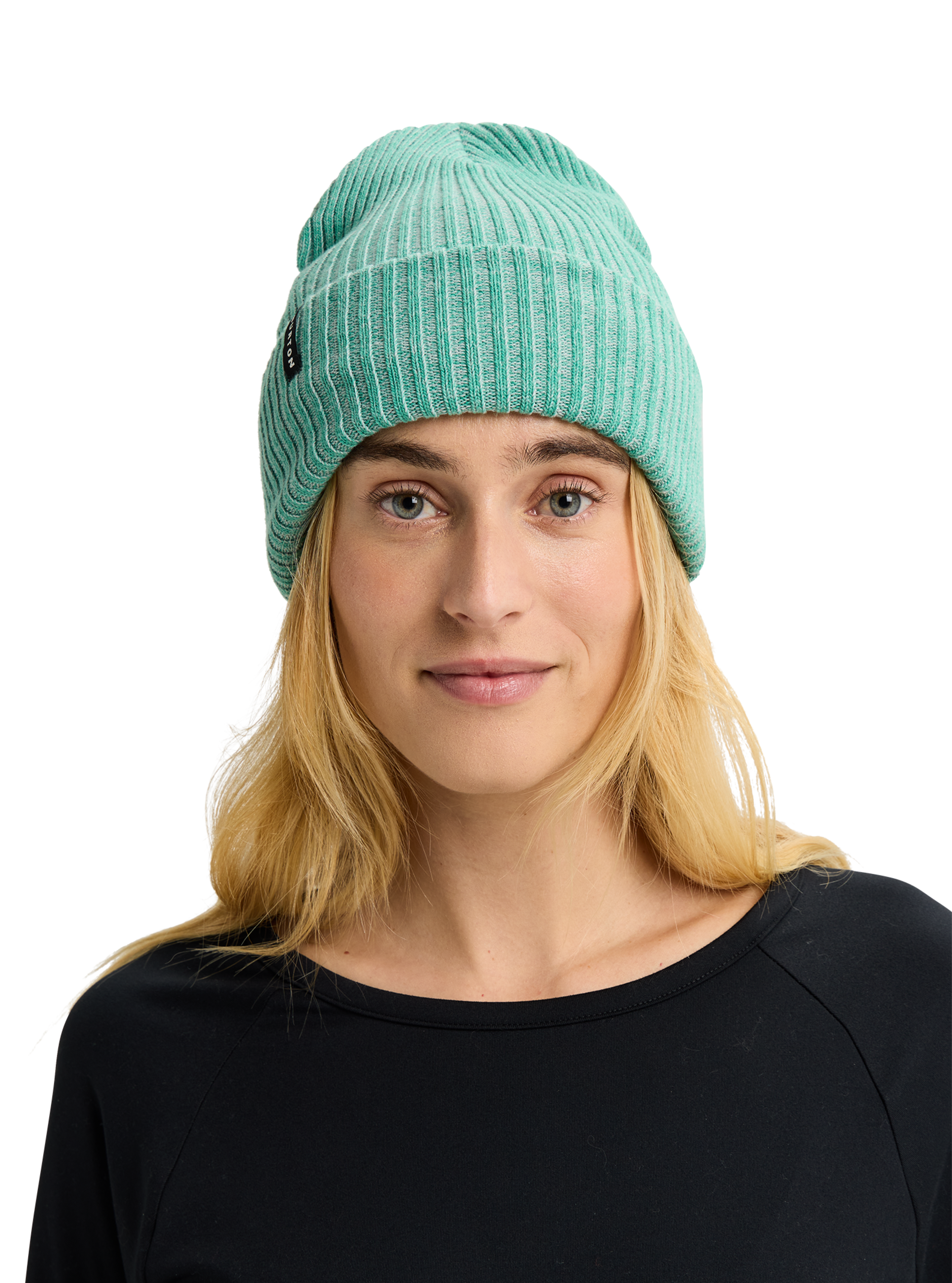 Burton Recycled Rib lue True Black ribbestrikket