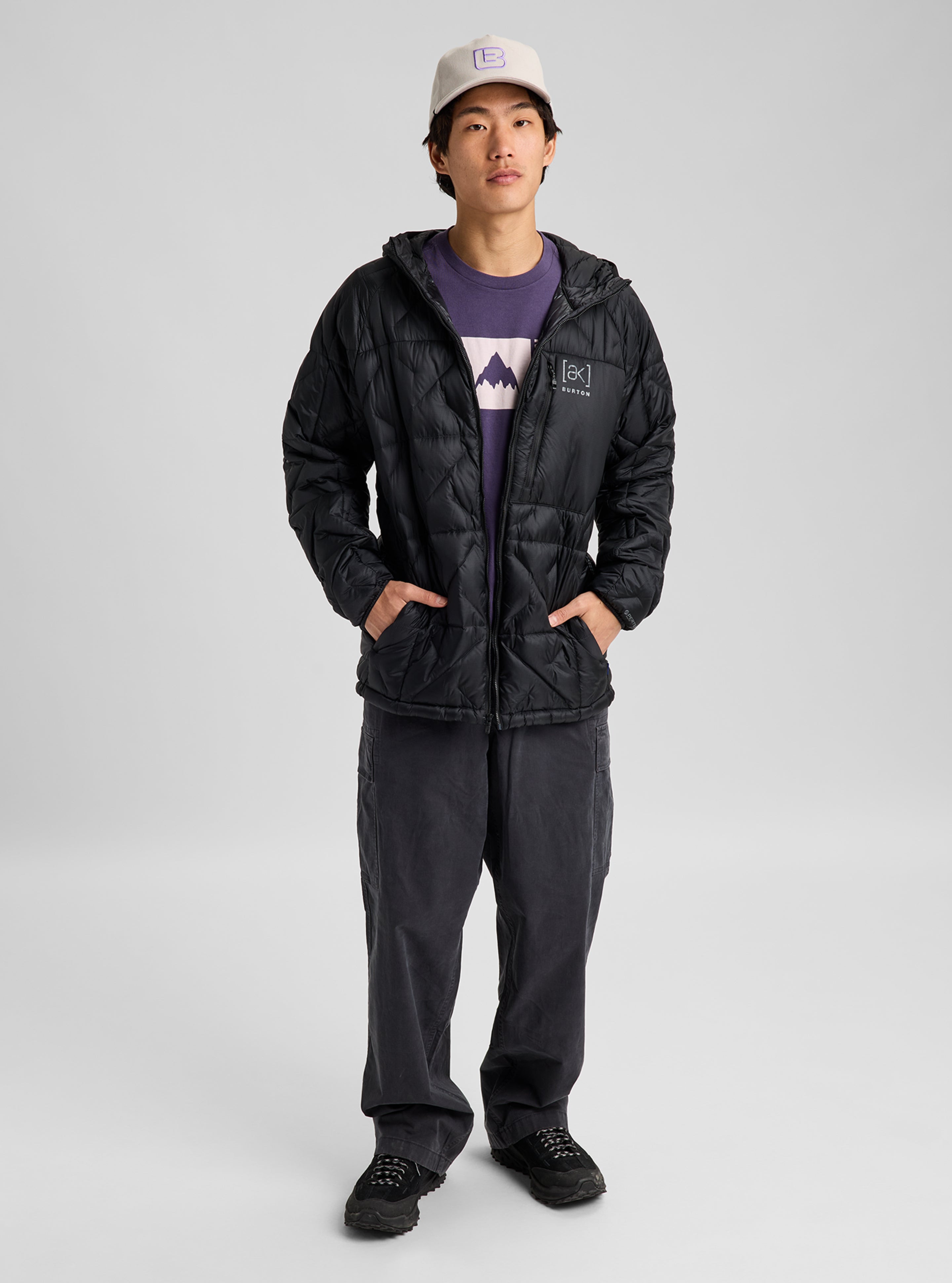 Burton [ak] Baker Hooded dunjakke herre True Black touring