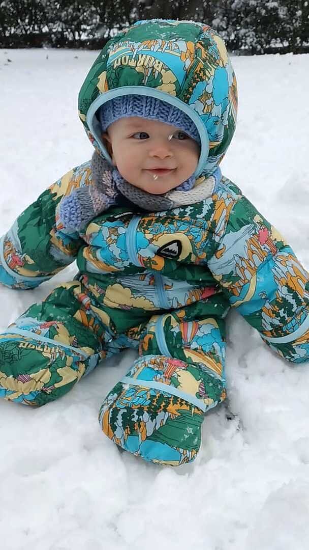 Burton Buddy babydress Jungle Cats isolert vinterdress