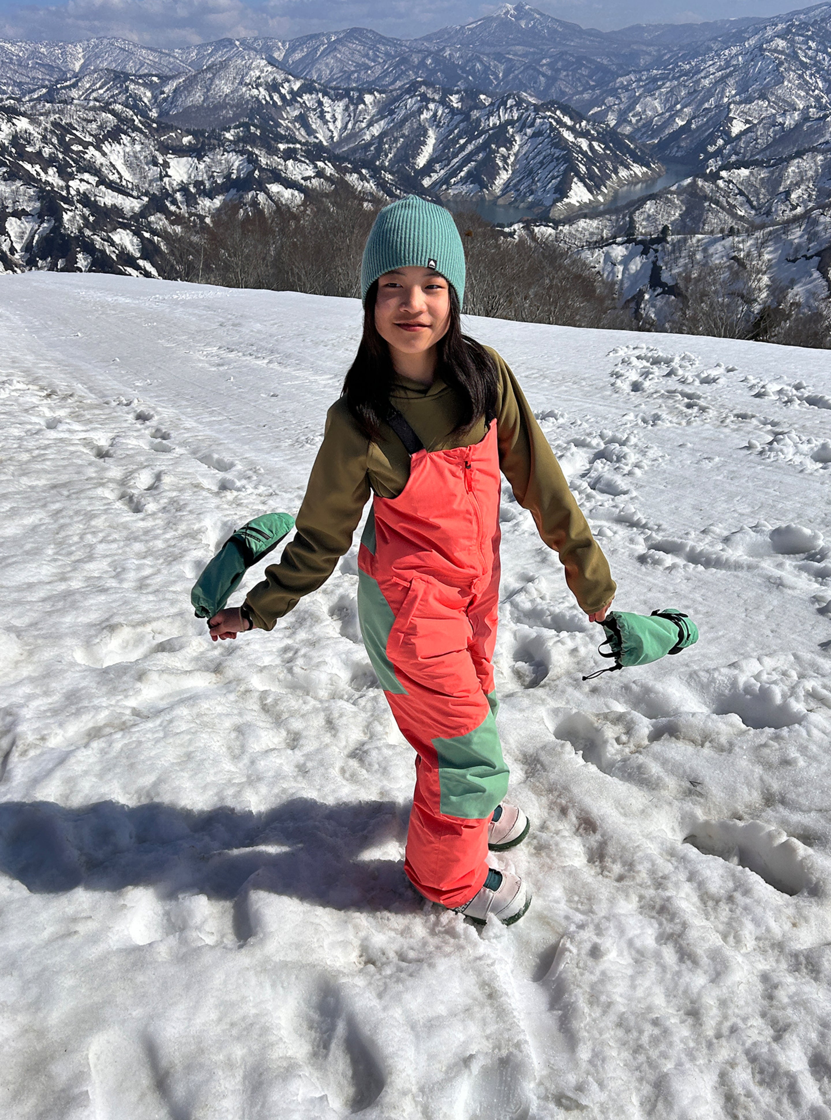 Burton Skylar 2L selebukse barn Peach Echo