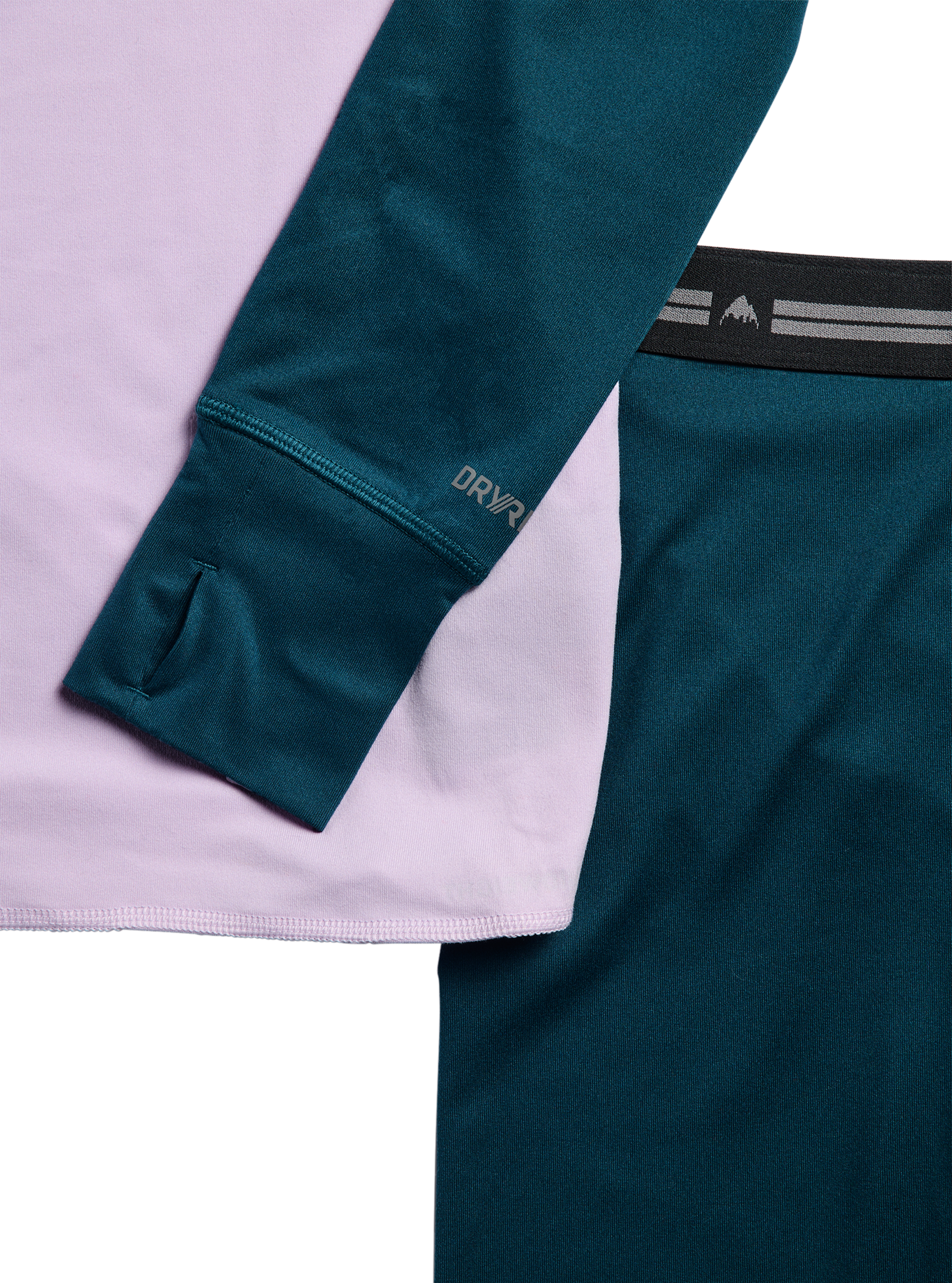Burton Midweight Base Layer Set ullsett Atlantic Teal barn