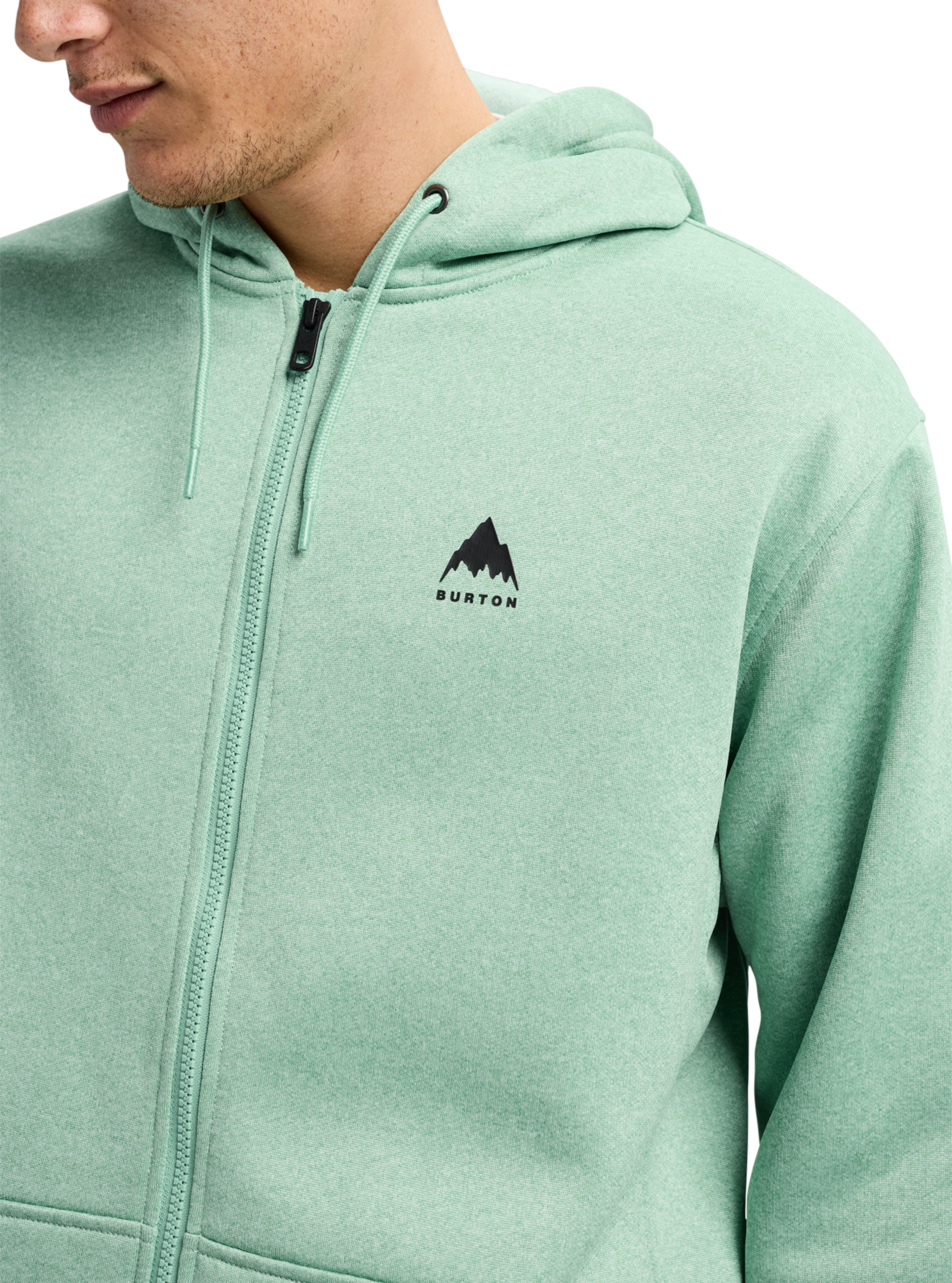 Burton Oak Full-Zip hettegenser Soft Sage myk
