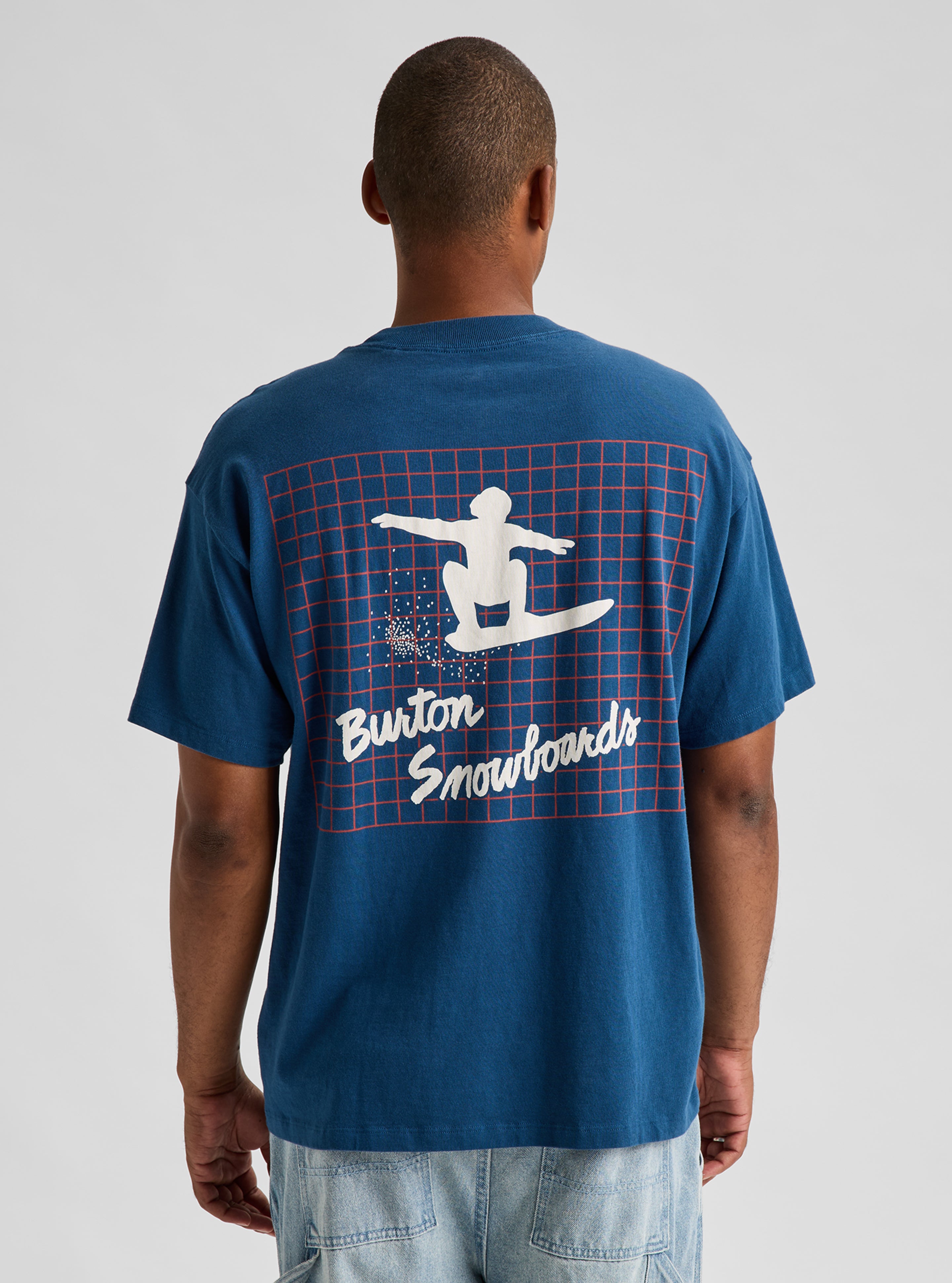 Burton 50th 83 Squared t-skjorte stout white bomull