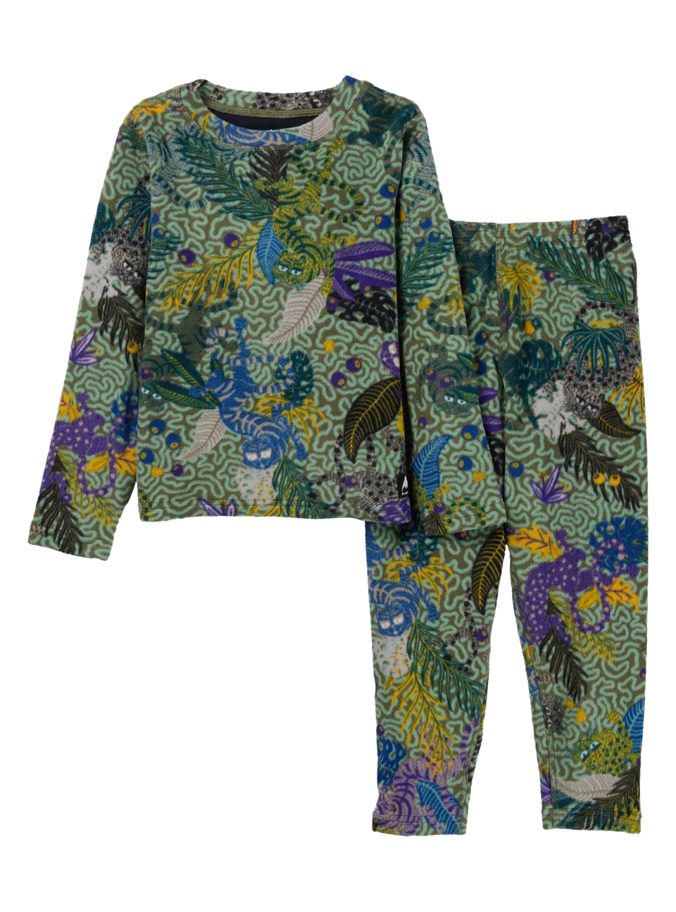 Burton Fleece Base Layer understøysett Jungle Cats småbarn