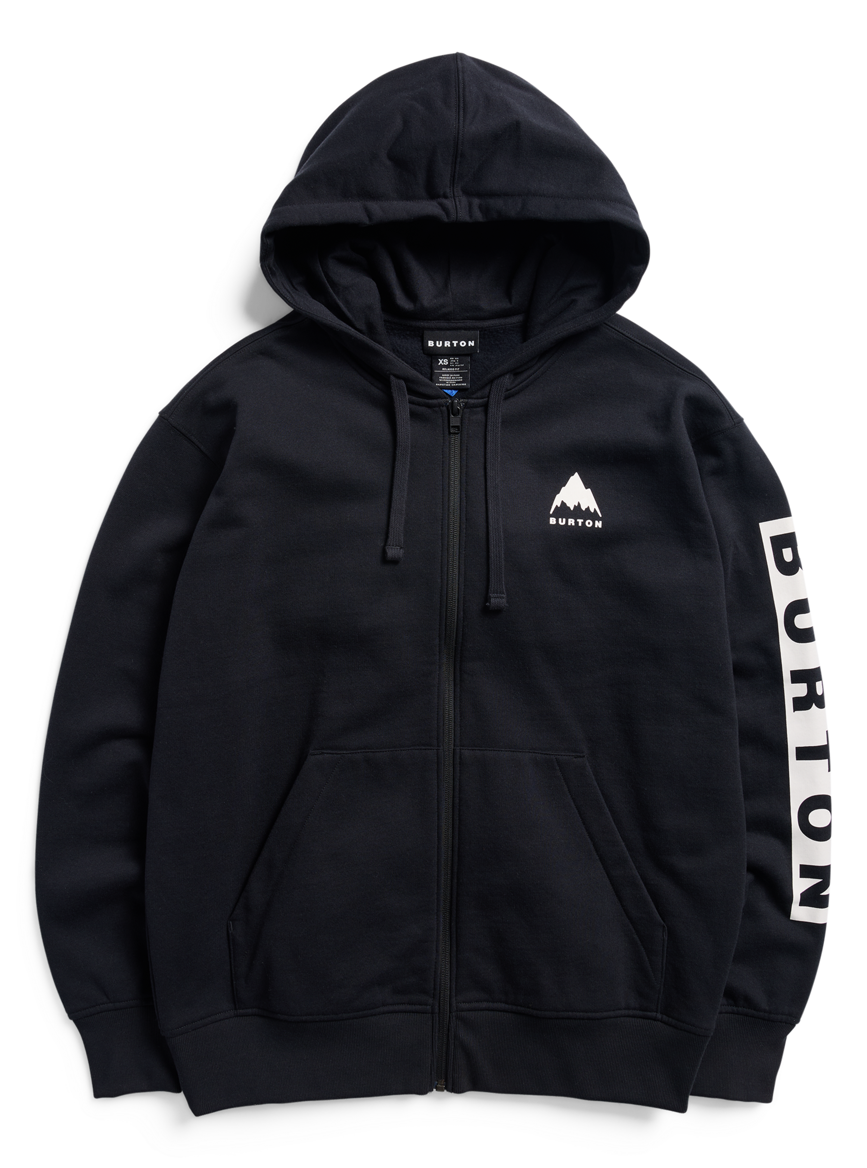 Burton Elite Full-Zip Hoodie hettegenser Dried Moss økologisk bomull