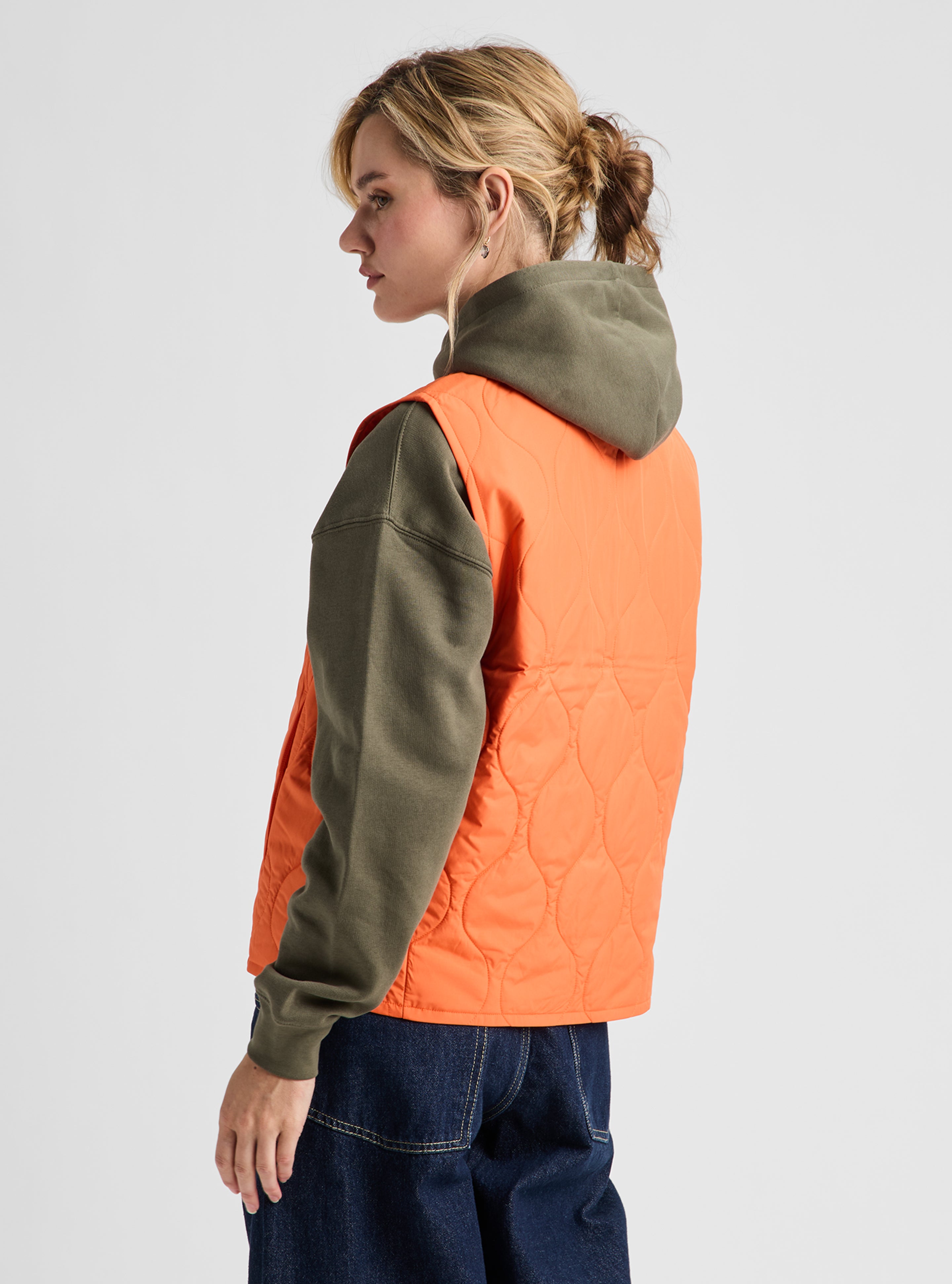 Burton Quilted Synthetic puffervest dame isolert