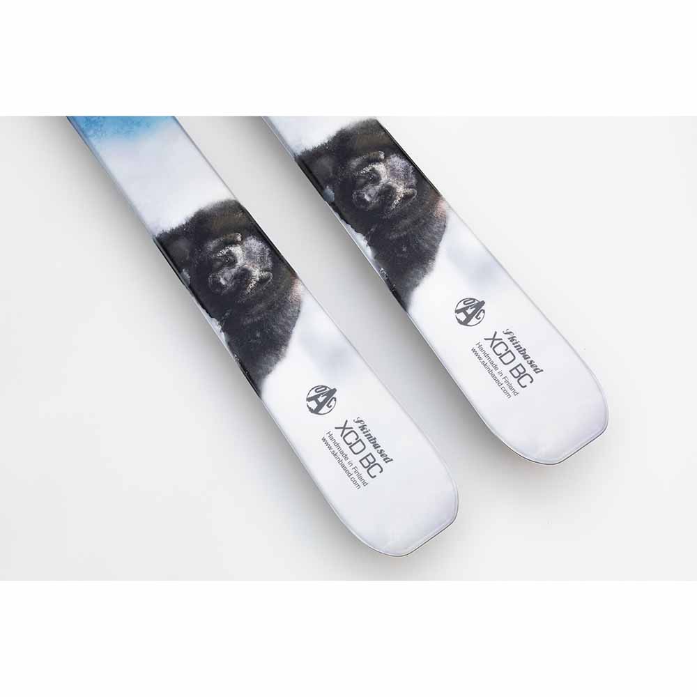 OAC Skinbased XCD BC 160 ski med feller stålkant