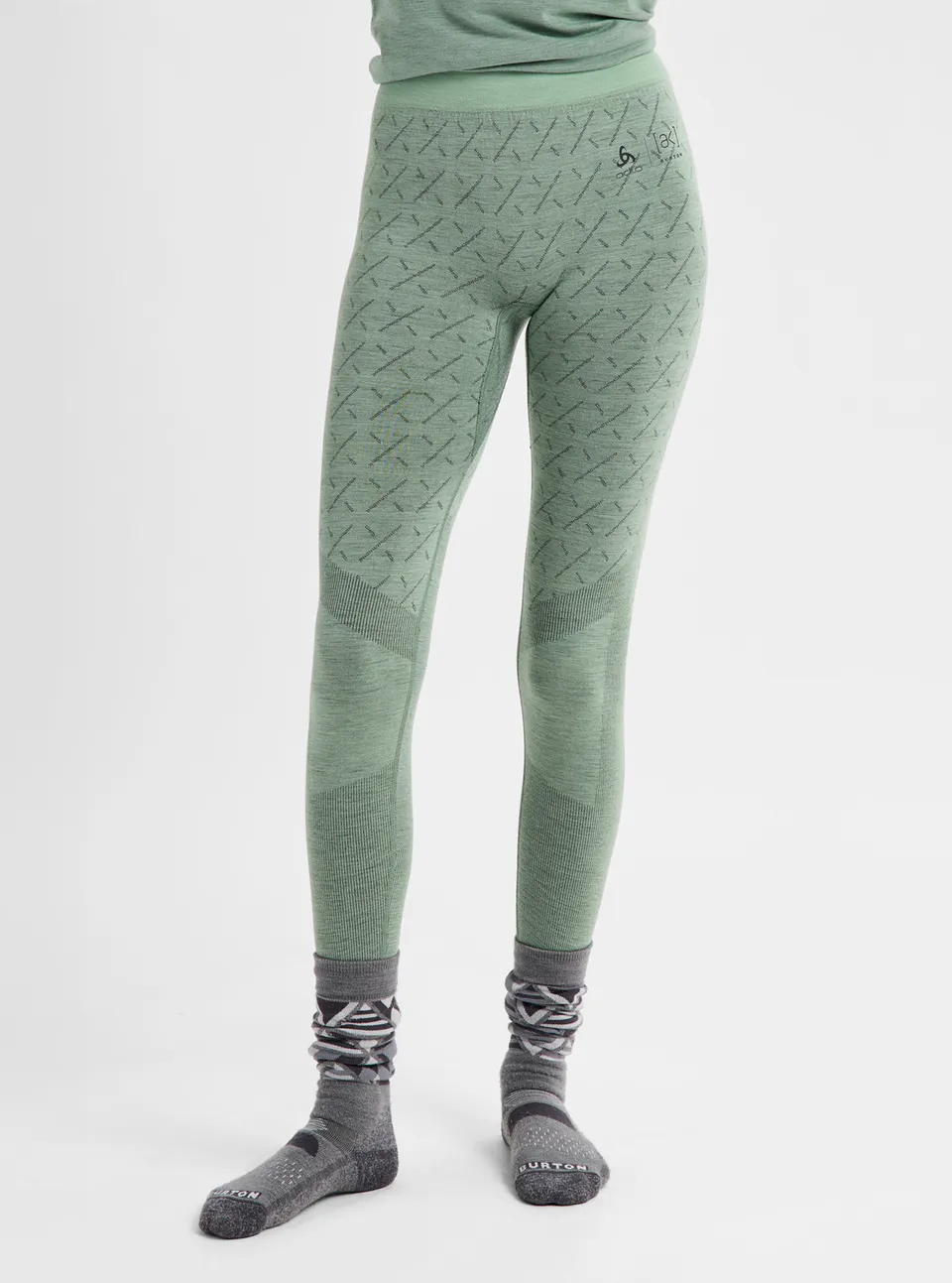 Burton ak Slokar merino ullbukse dame True Black lett