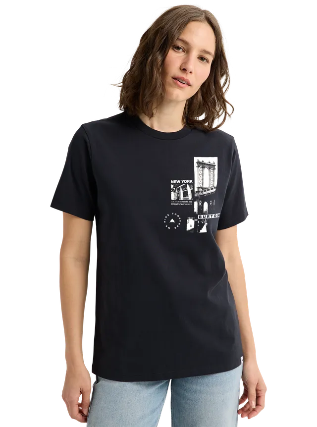 Burton NYC t-skjorte True Black økologisk bomull