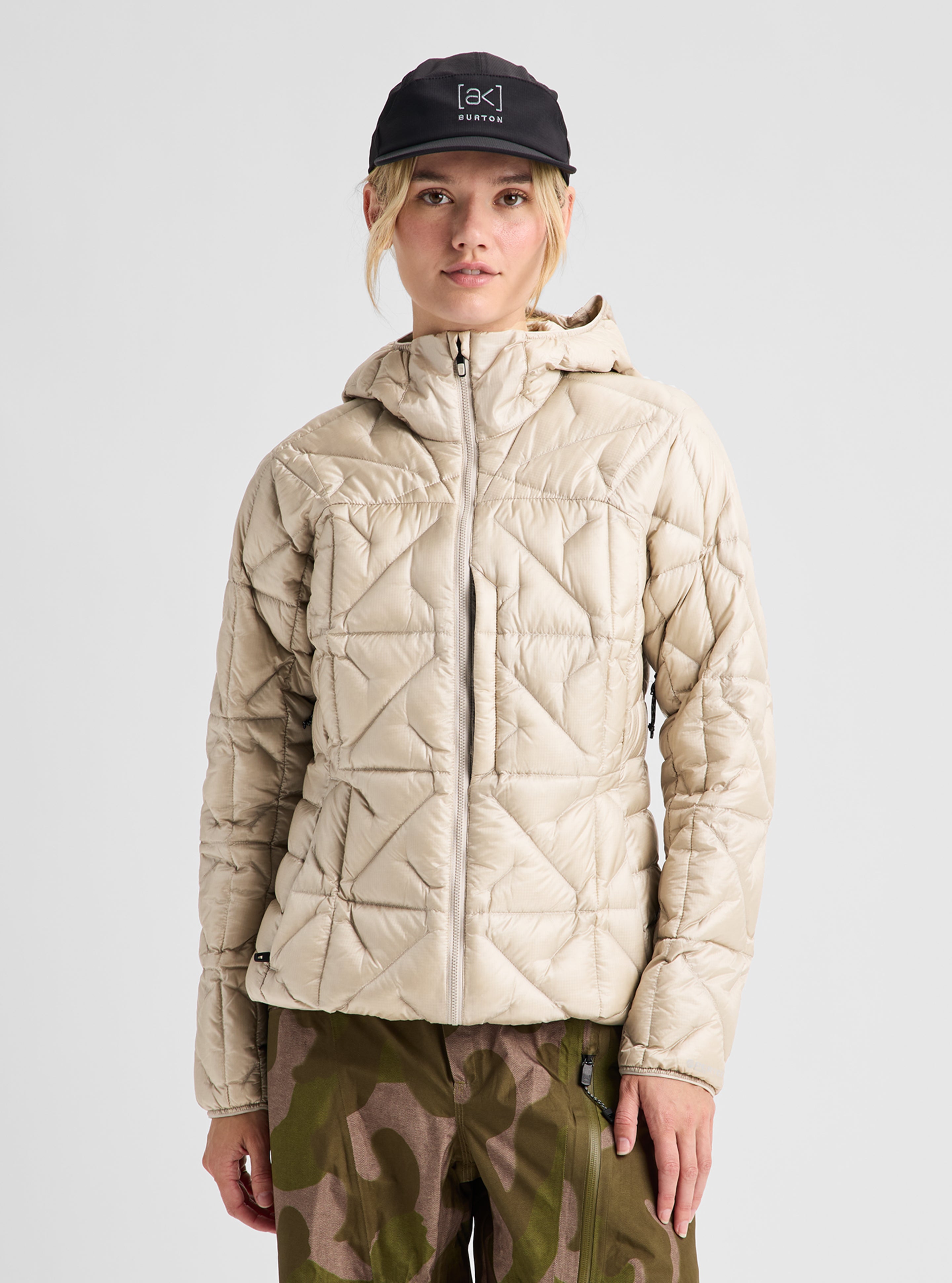 Burton [ak] Baker dunjakke dame hette svart M lett