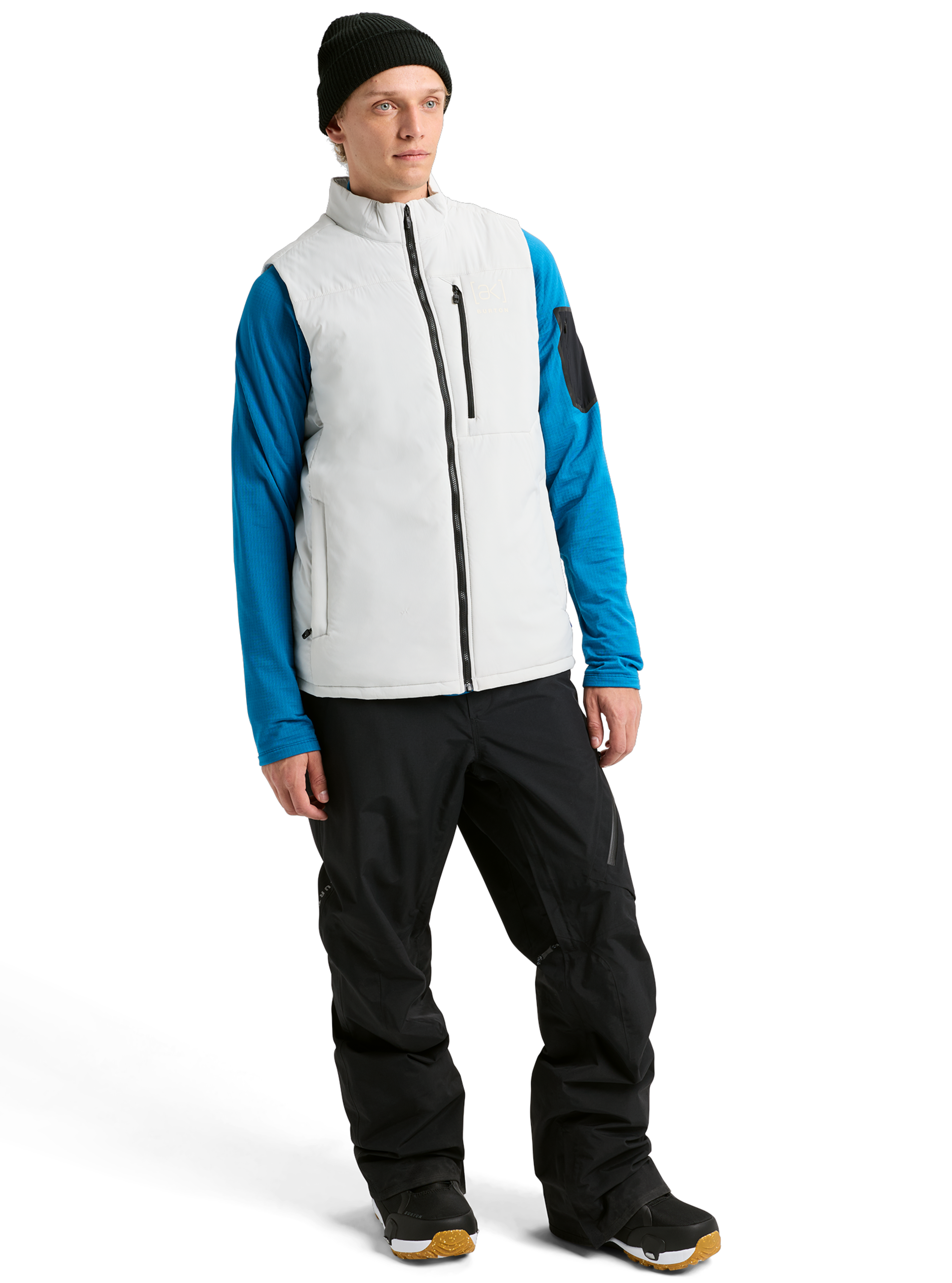 Burton [ak] Helium vest herre Gray Cloud isolert