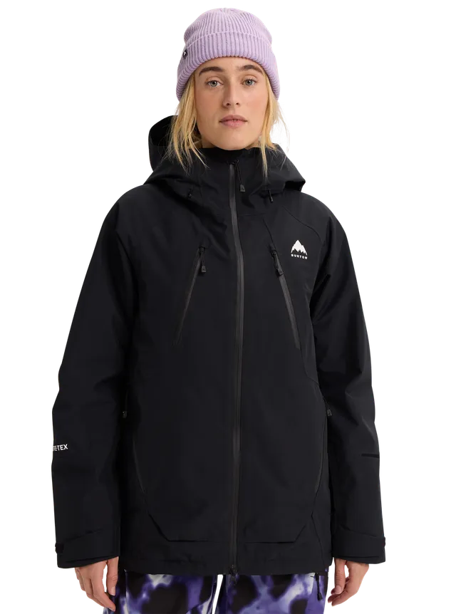 Burton Reserve GORE-TEX 2L jakke dame true black vanntett