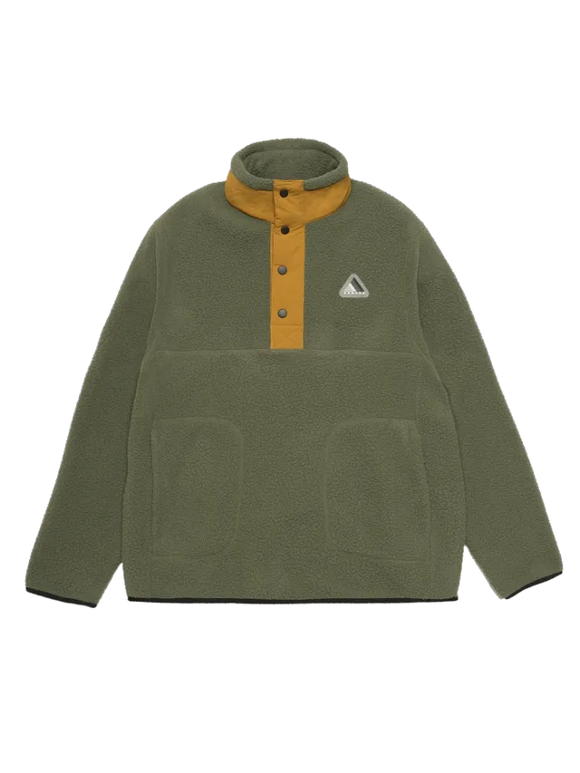 Armada Kenlem fleecegenser popover olive varm