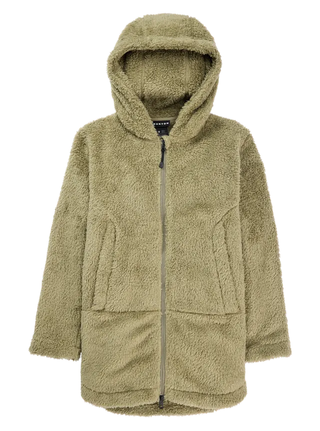 Burton Minxy Hi-Loft Full-Zip fleecejakke soft sage myk