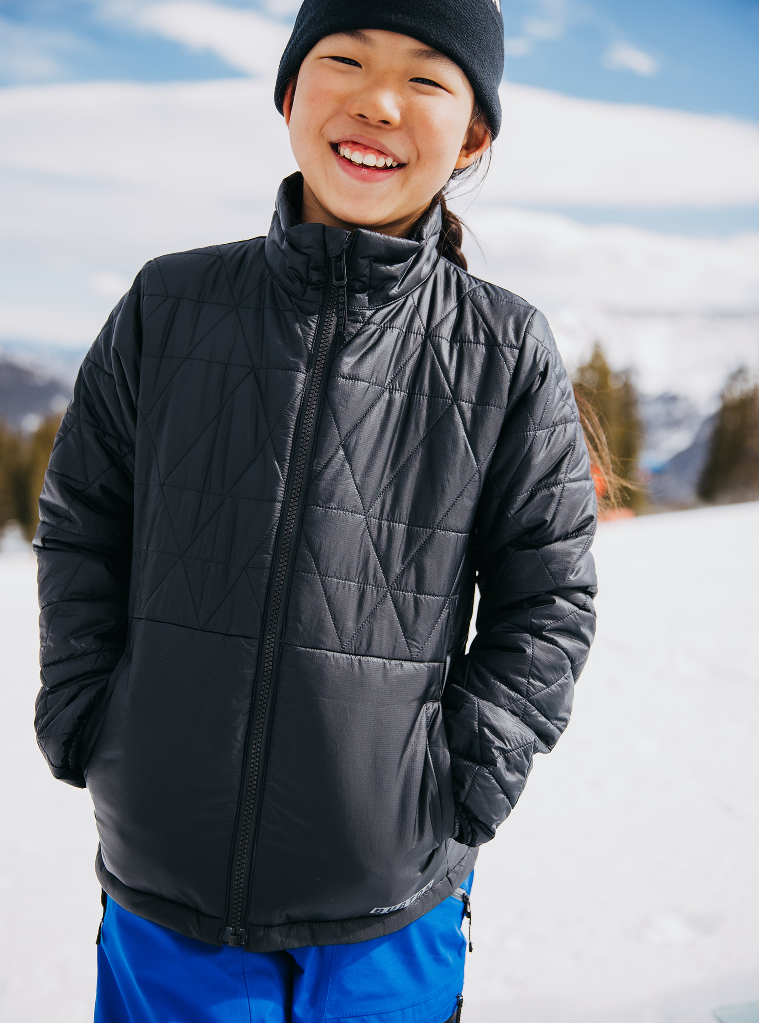 Burton Versatile Heat barnejakke True Black isolert