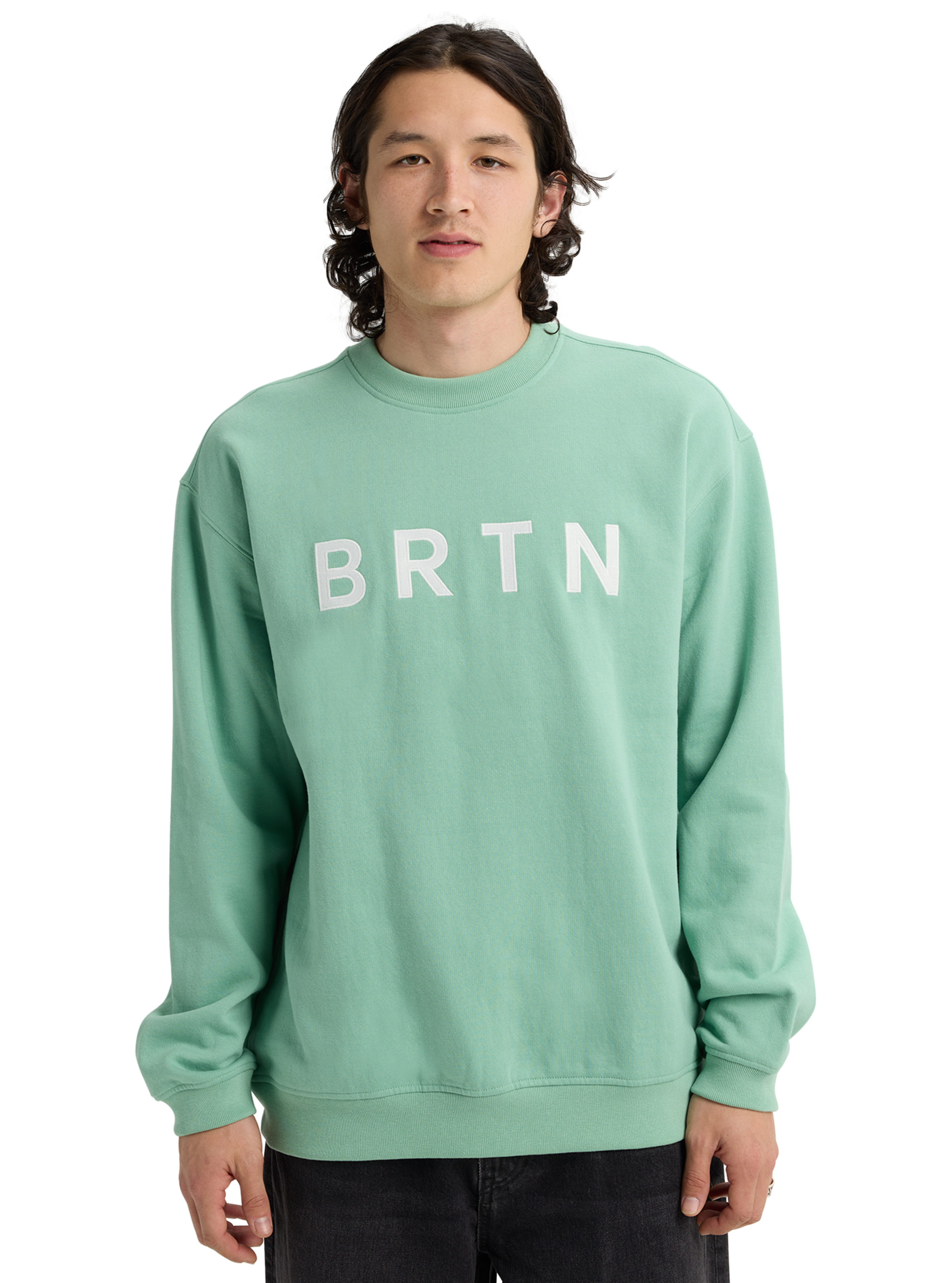 Burton BRTN Crewneck genser Forest Moss bomull