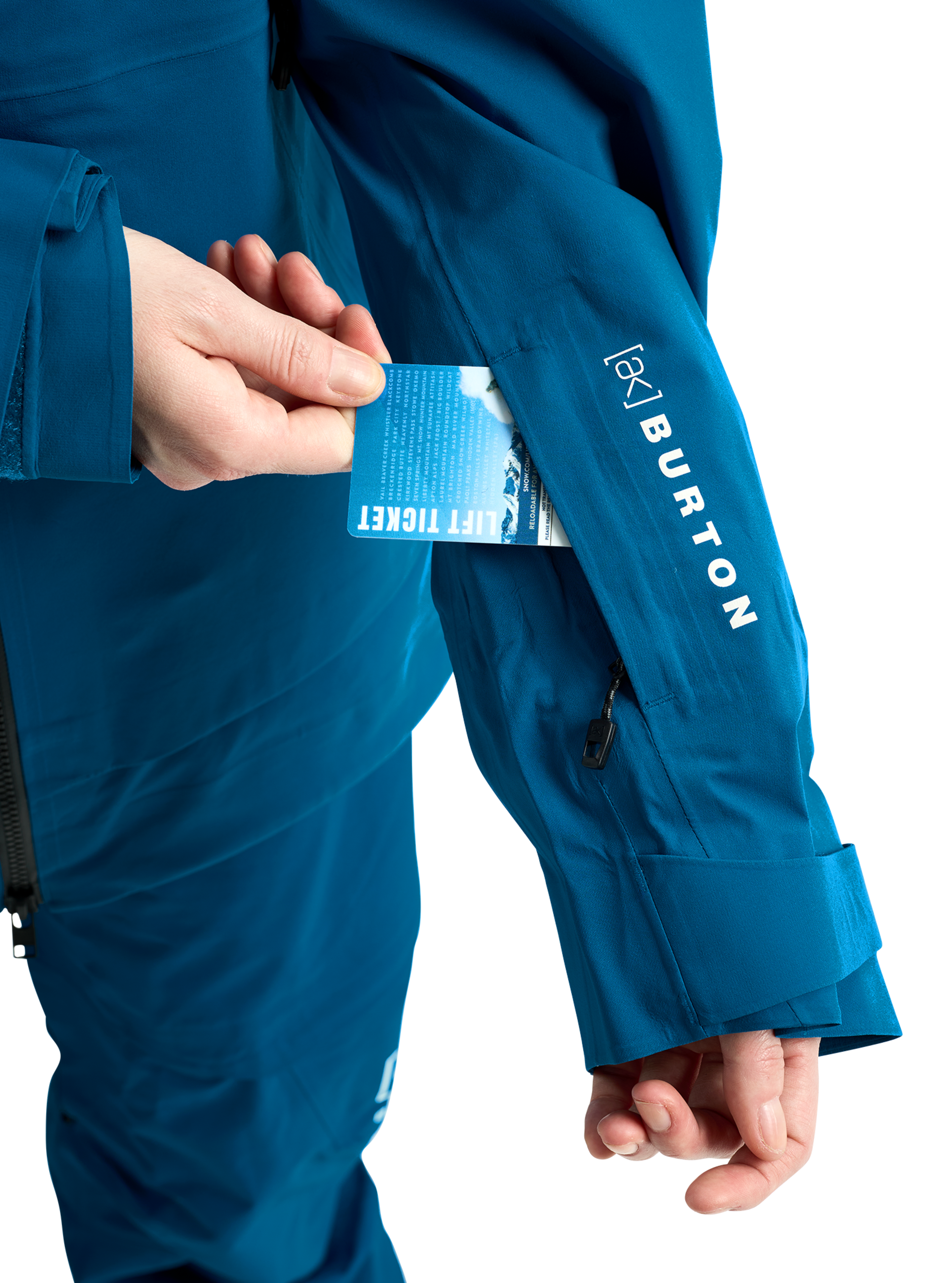 Burton ak Kimmy GORE-TEX 3L Stretch jakke Blue Teal vanntett