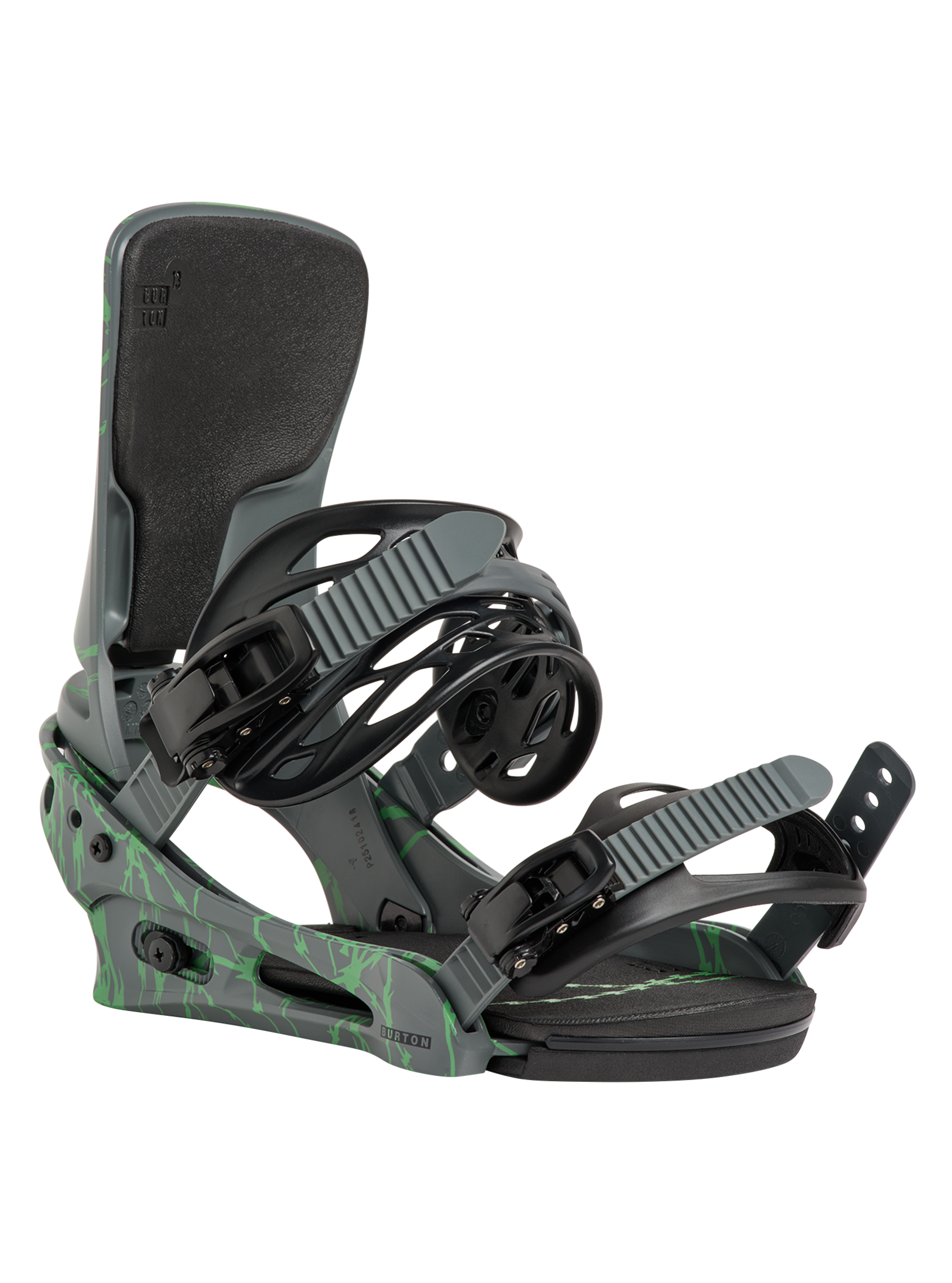 Burton Cartel snowboardbinding Gray Green Voltage M allround