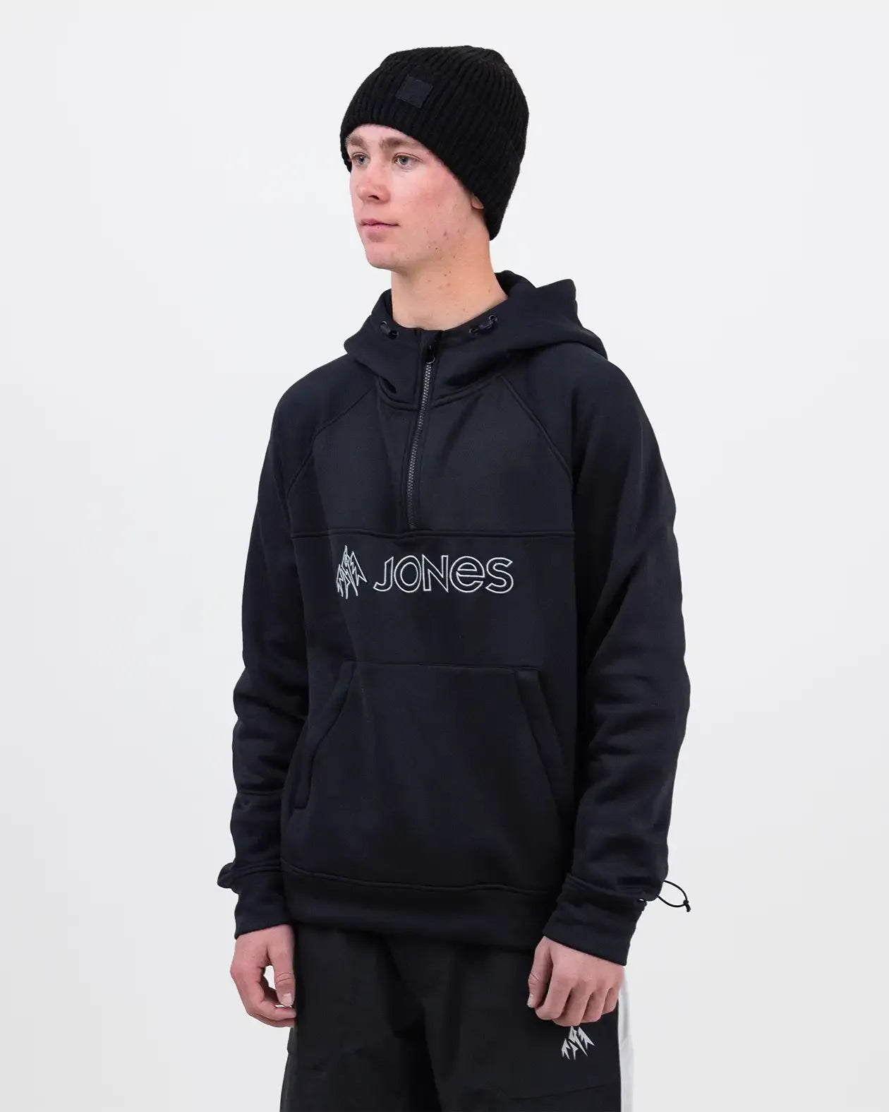 Jones Recycled Fleece Riding Hoodie fleece mørk lett