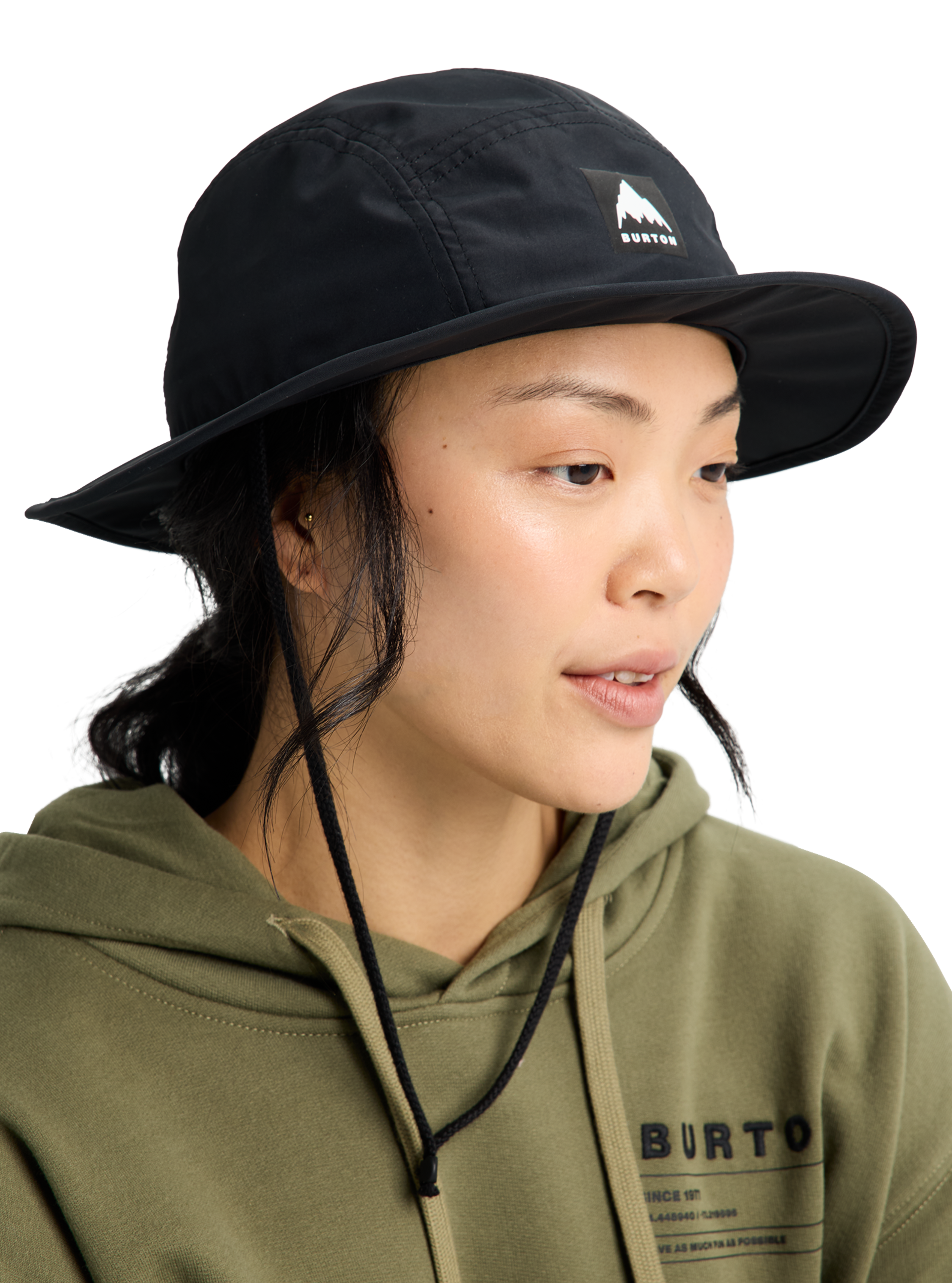 Burton Greyson Boonie solhatt True Black lett