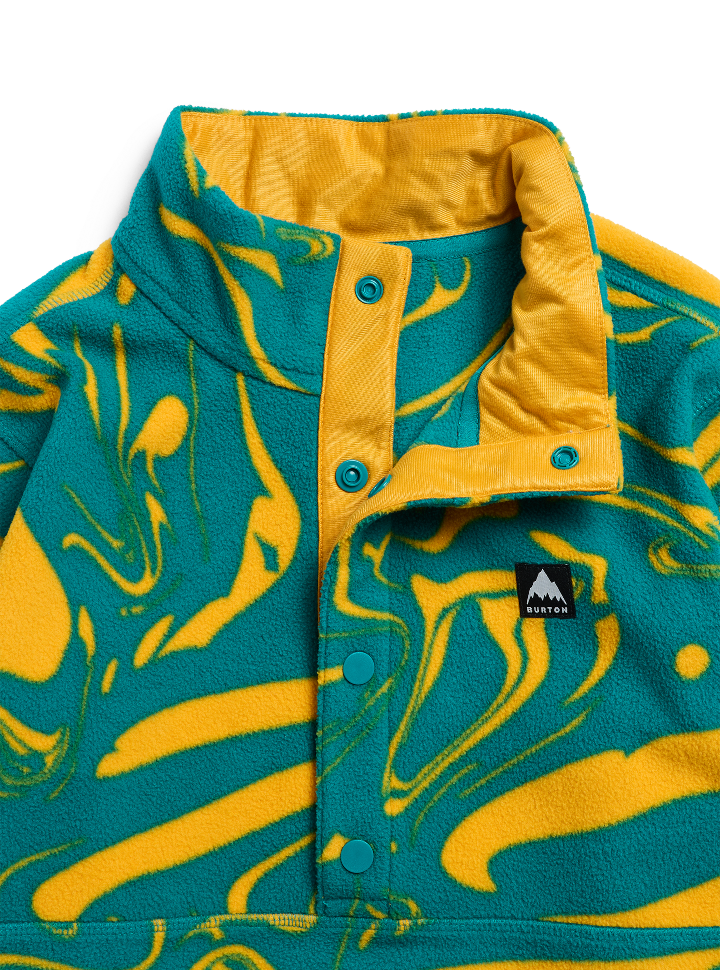 Burton Cinder Fleece anorak barn True Black varm