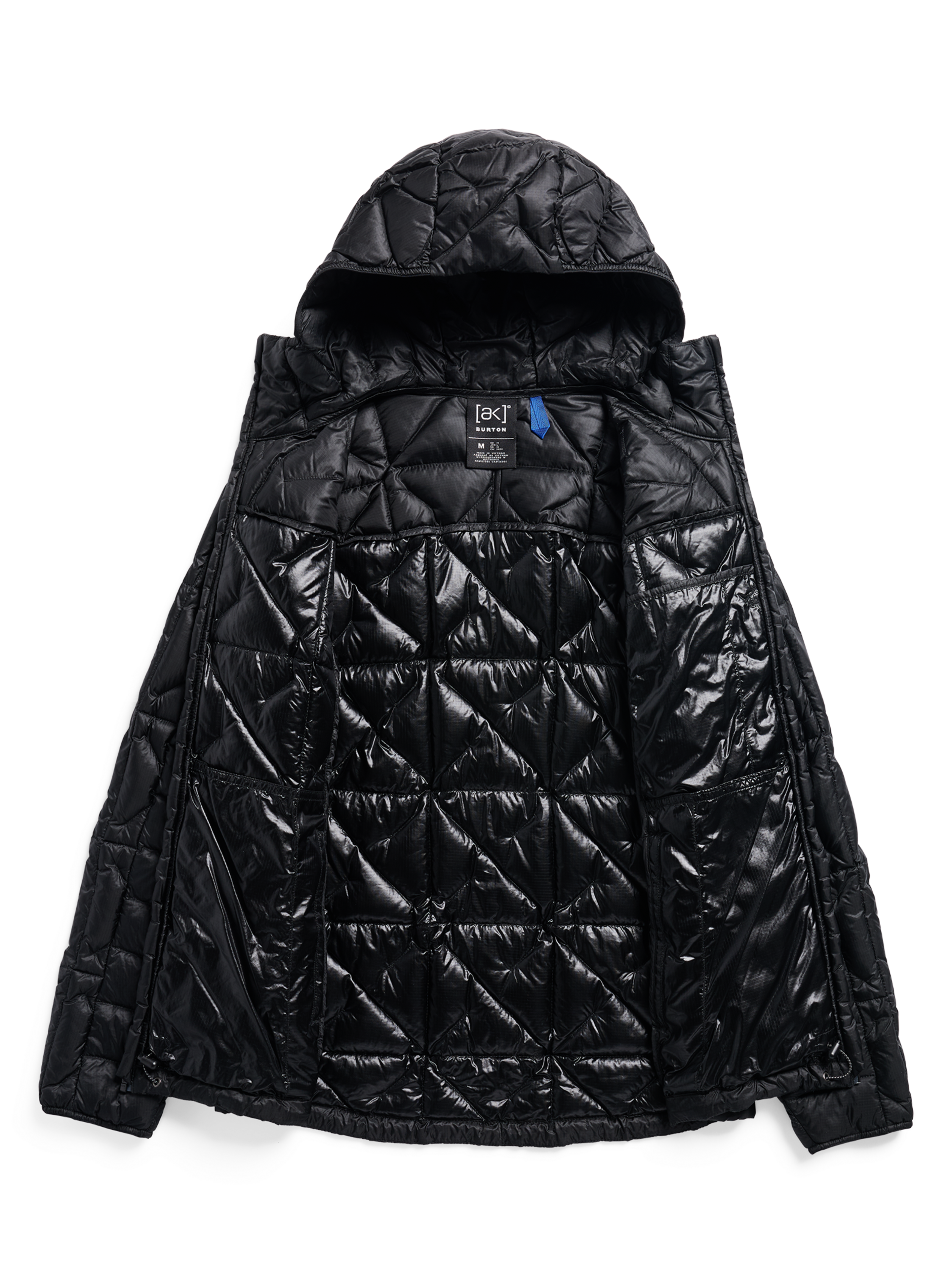 Burton [ak] Baker dunjakke dame hette svart M lett
