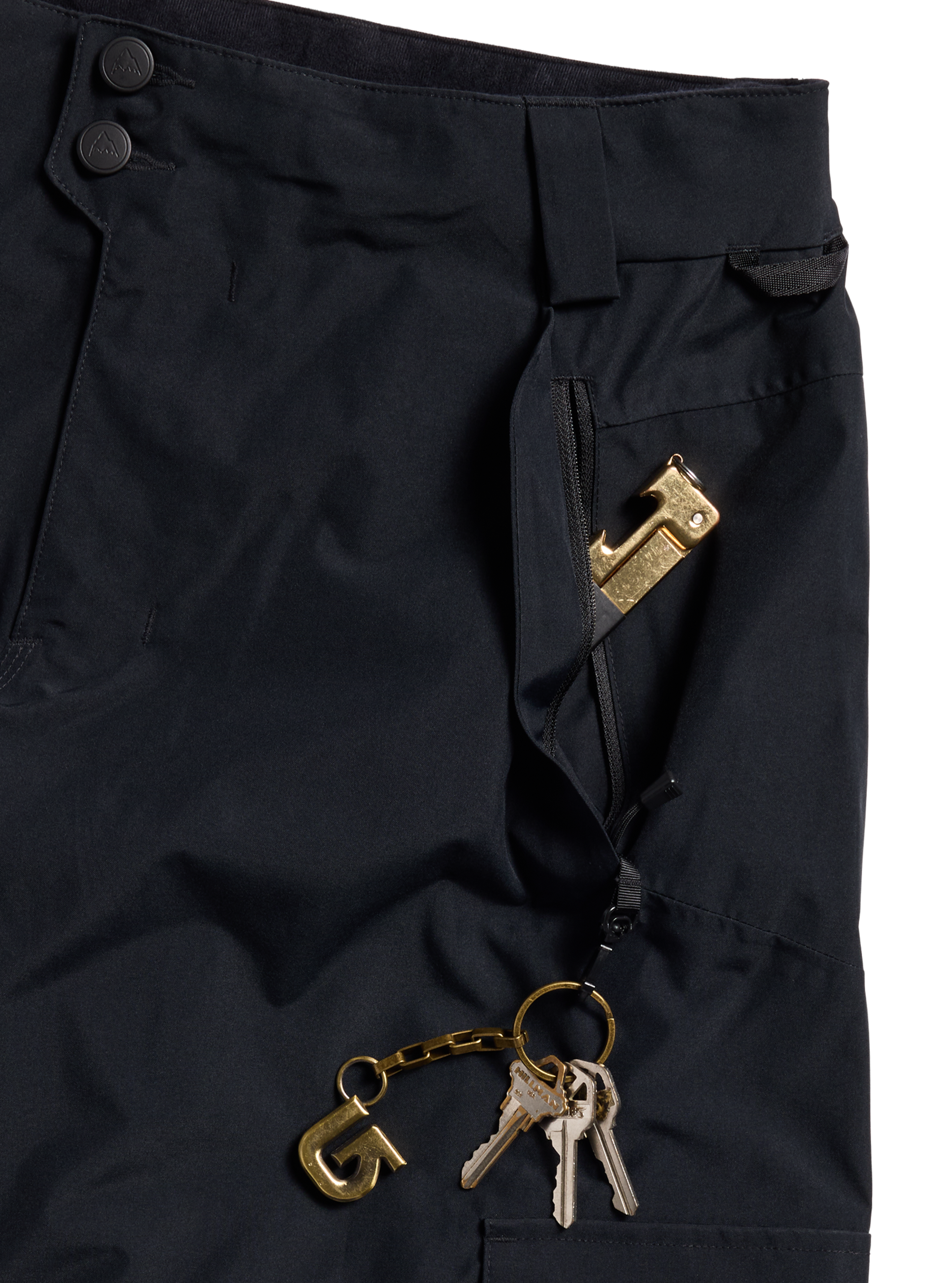 Burton Reserve 2L skallbukse dame baggy svart