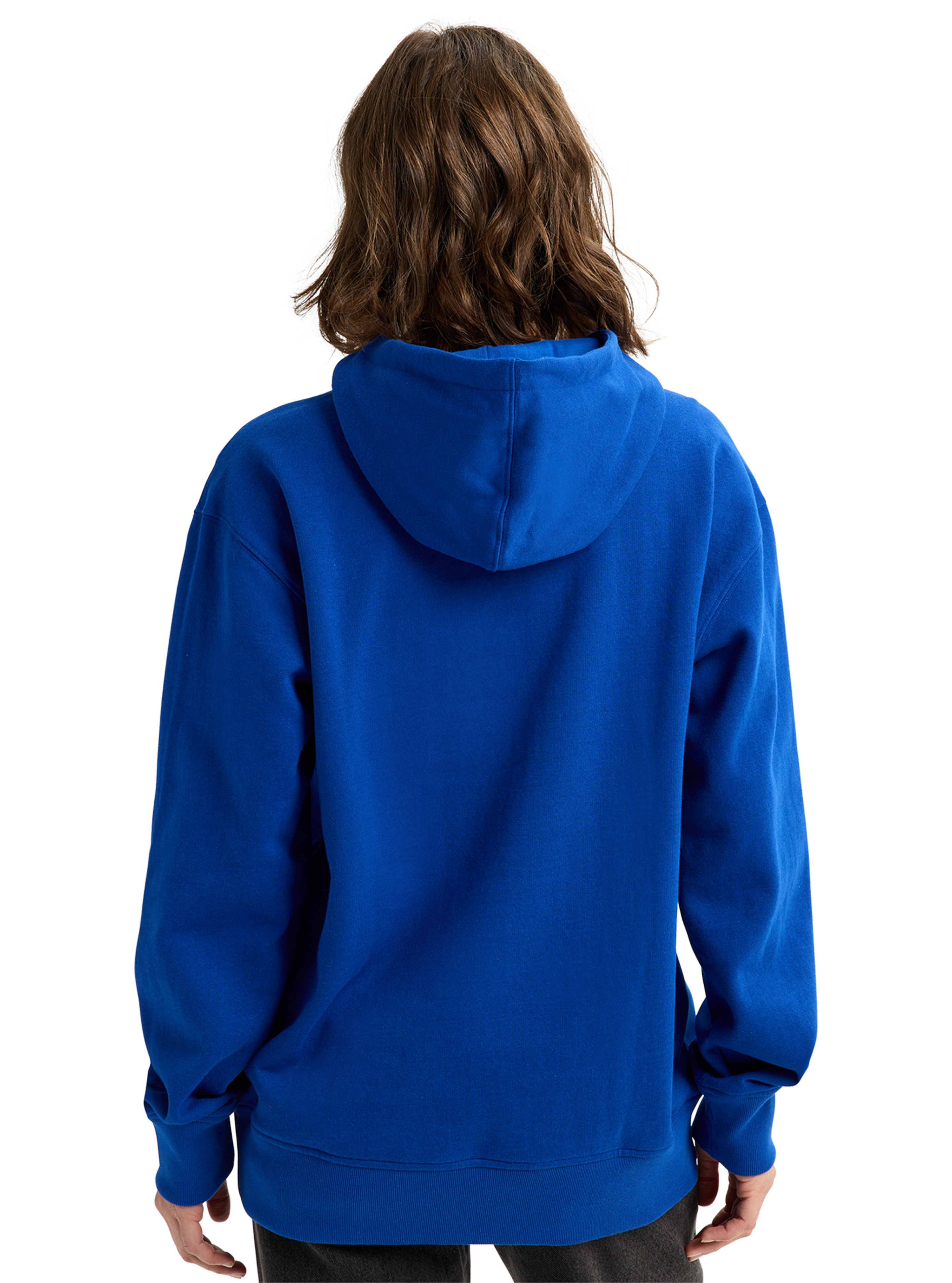 Burton Mountain Pullover hettegenser Jake Blue økologisk bomull