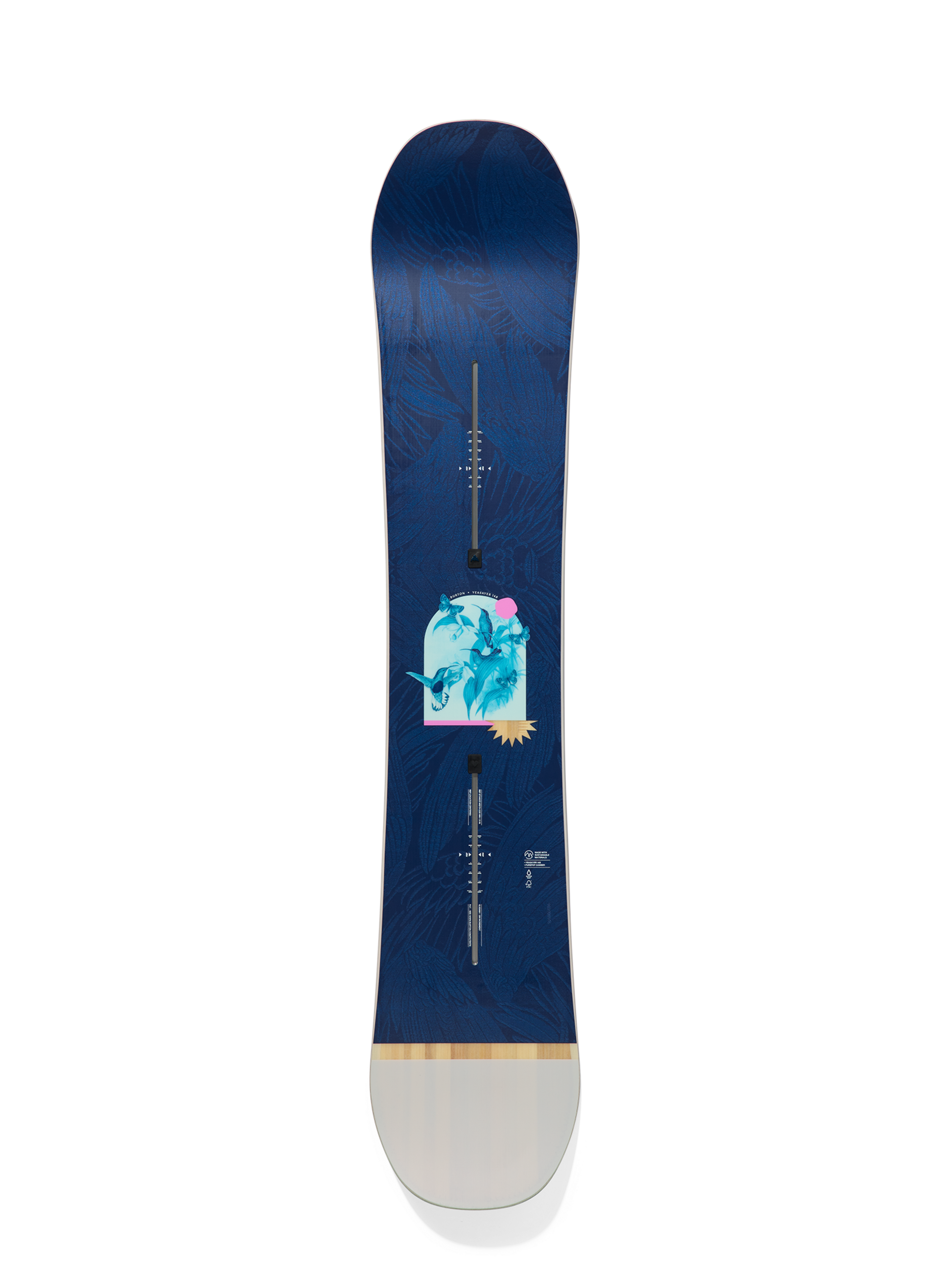 Burton Yeasayer Camber snowboard Graphic 144 flat top